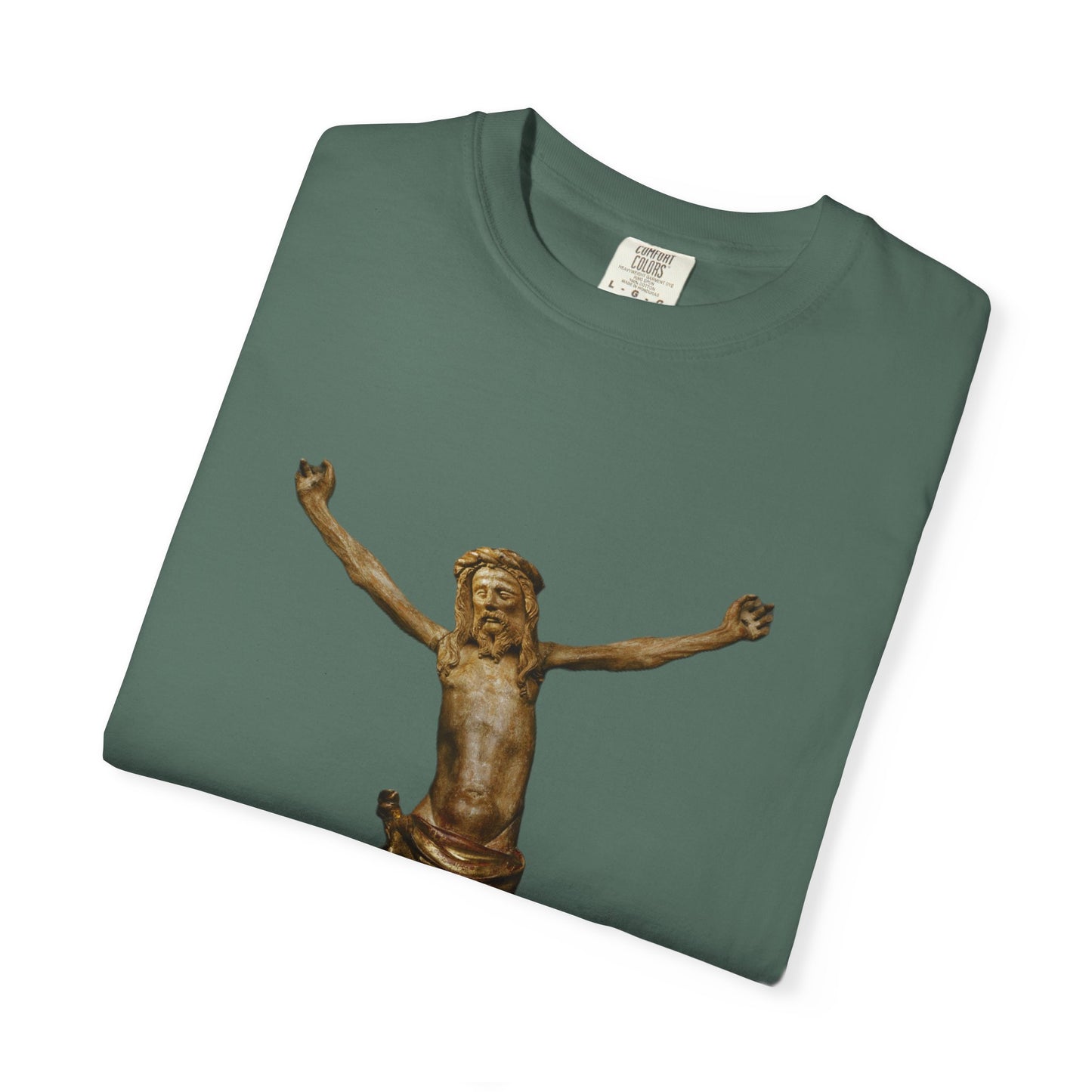 Unisex Christ on the cross Garment-Dyed T-shirt