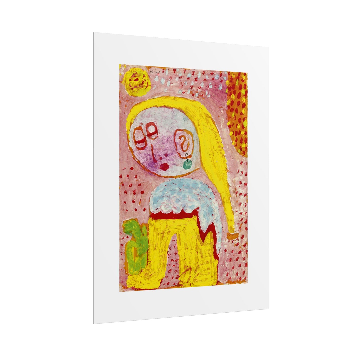 Magdalena vor der Bekehrung by Paul Klee Abstract Wall Art Poster