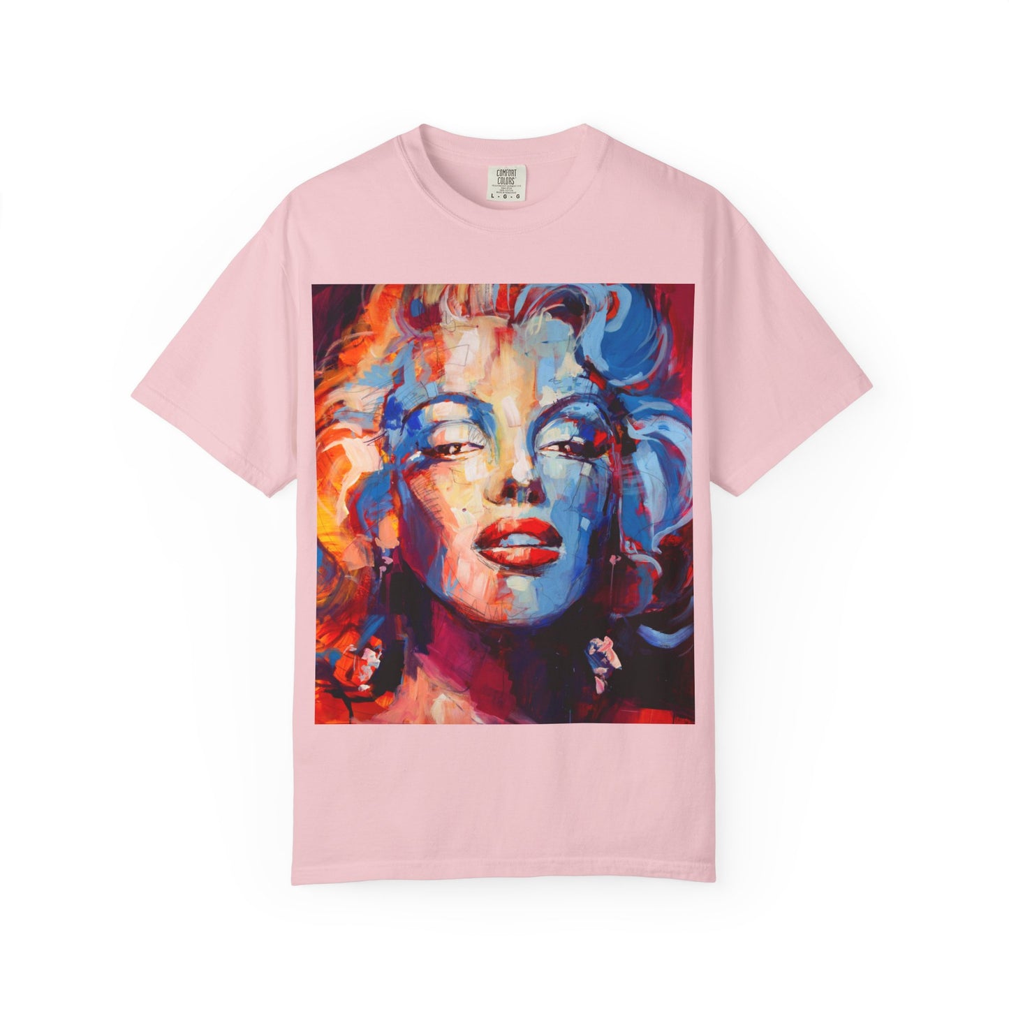 Artistic Pop Portrait T-Shirt — Colorful Marilyn-Inspired Graphic Tee