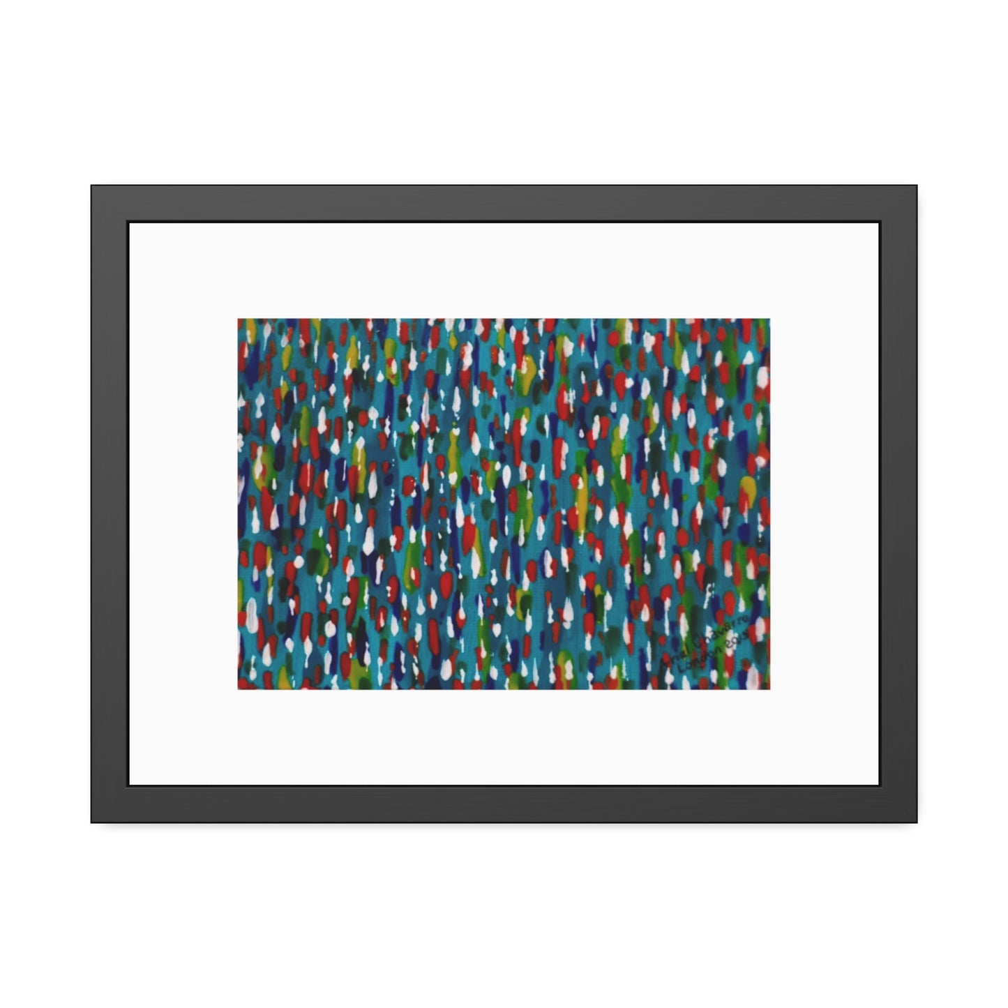 Colours Of The Soul Reflecting On Water by Ariel Chavarro Avila Framed Wall Art Print