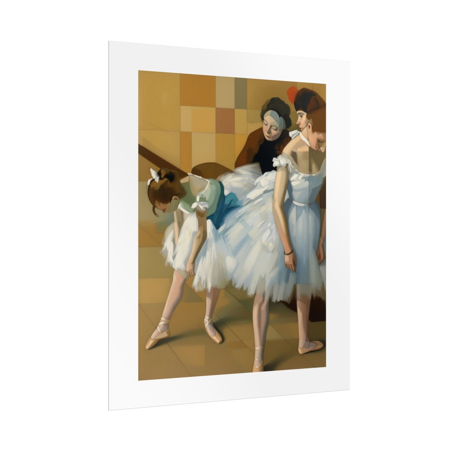 Ballet Dancers Rolled Poster — Classic Impressionist Ballerina Wall Art