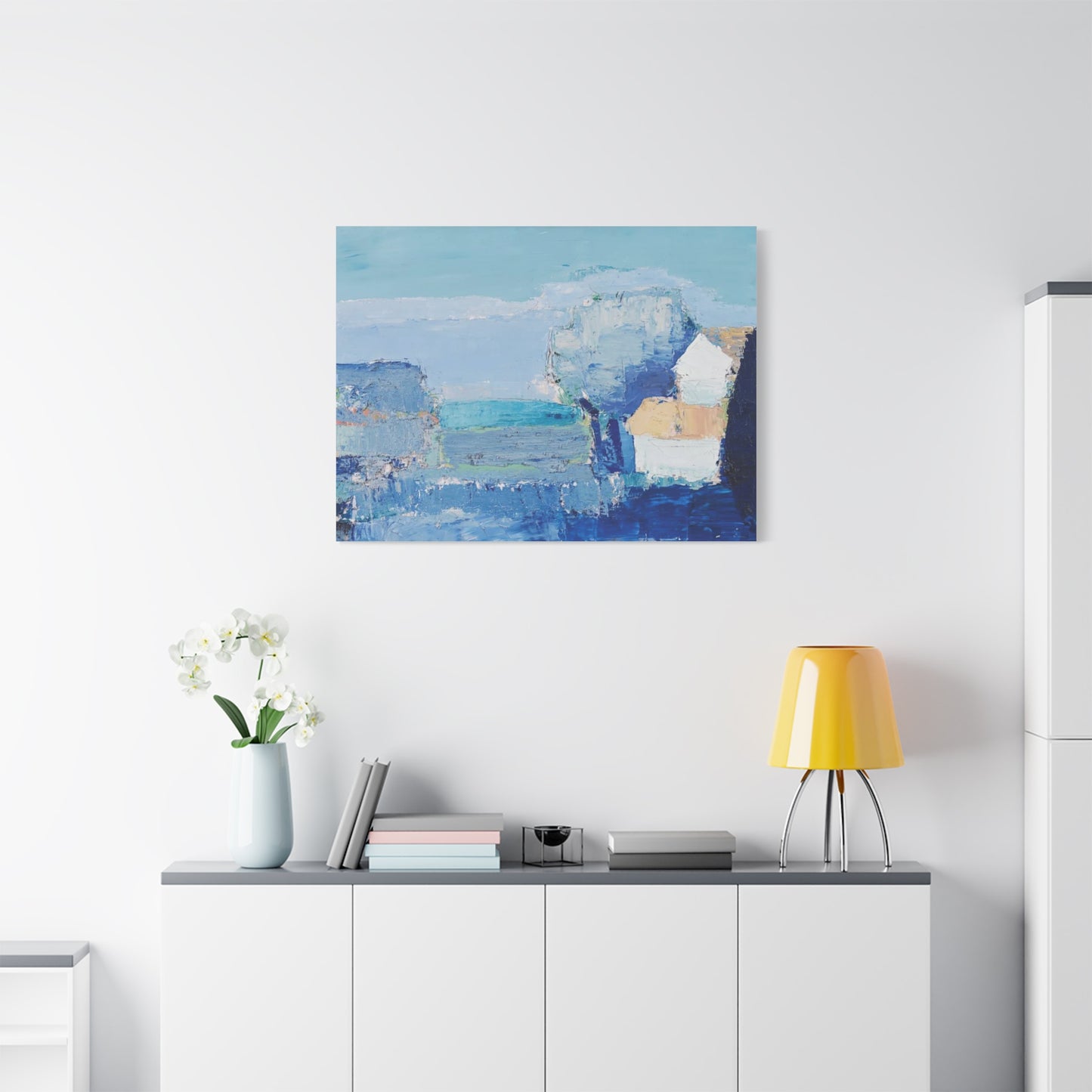 Paysage de Provence by Nicolas de Staël Matte Stretched Wall Art Print