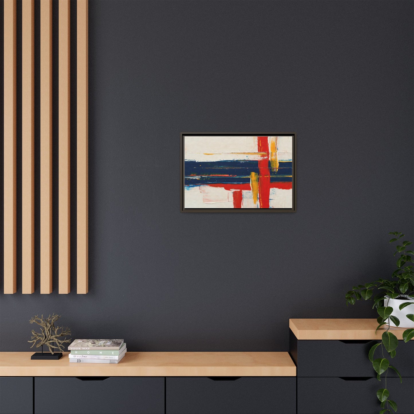 Matte Canvas, Framed (Multi-color)