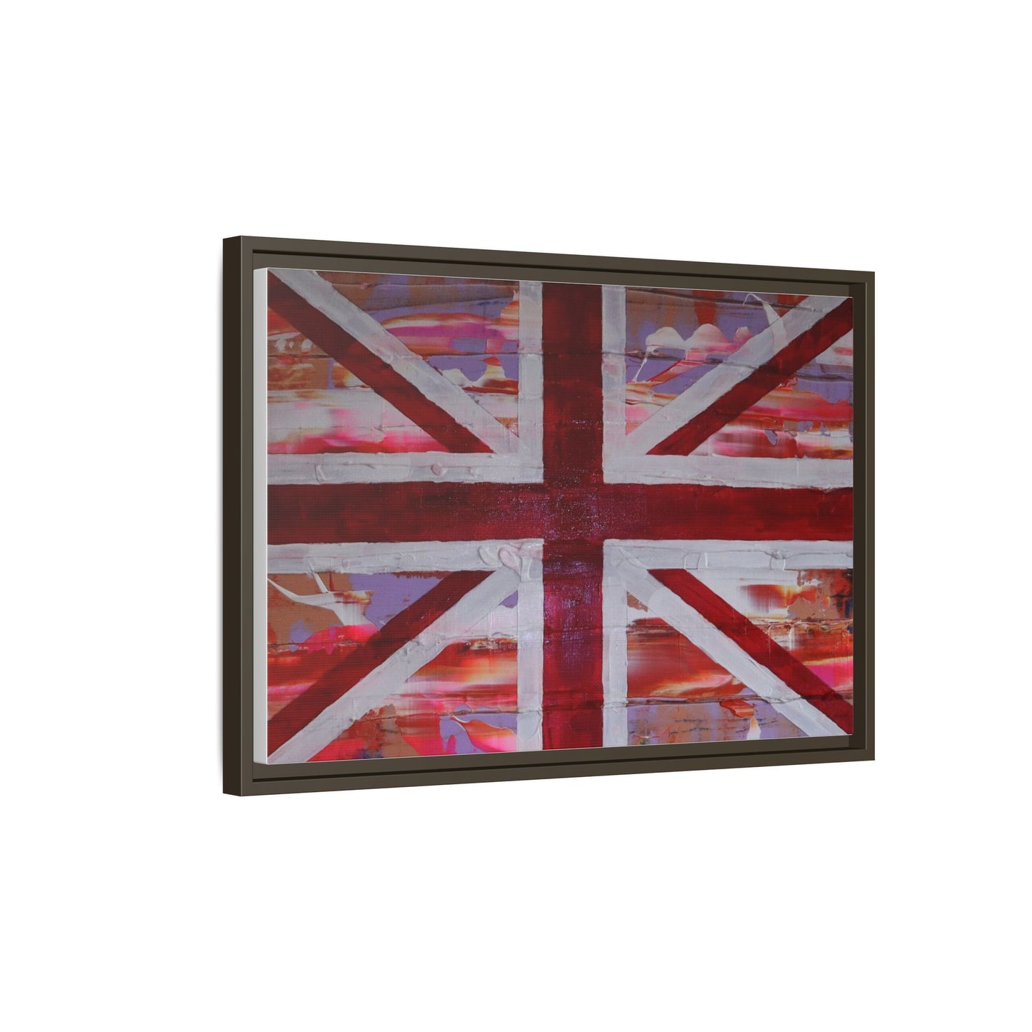 Union Jack is back! by Norman Barrett Framed Matte Canvas Print Wall Art