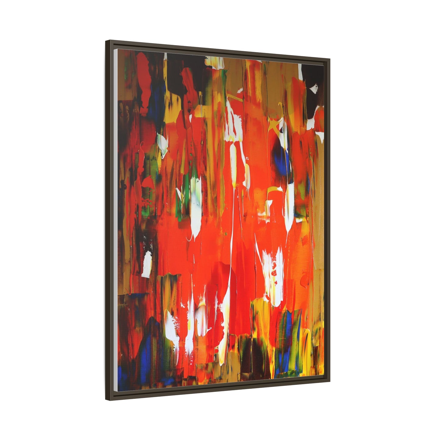 Burn baby burn by Norman Barrett Framed Matte Canvas Wall Art