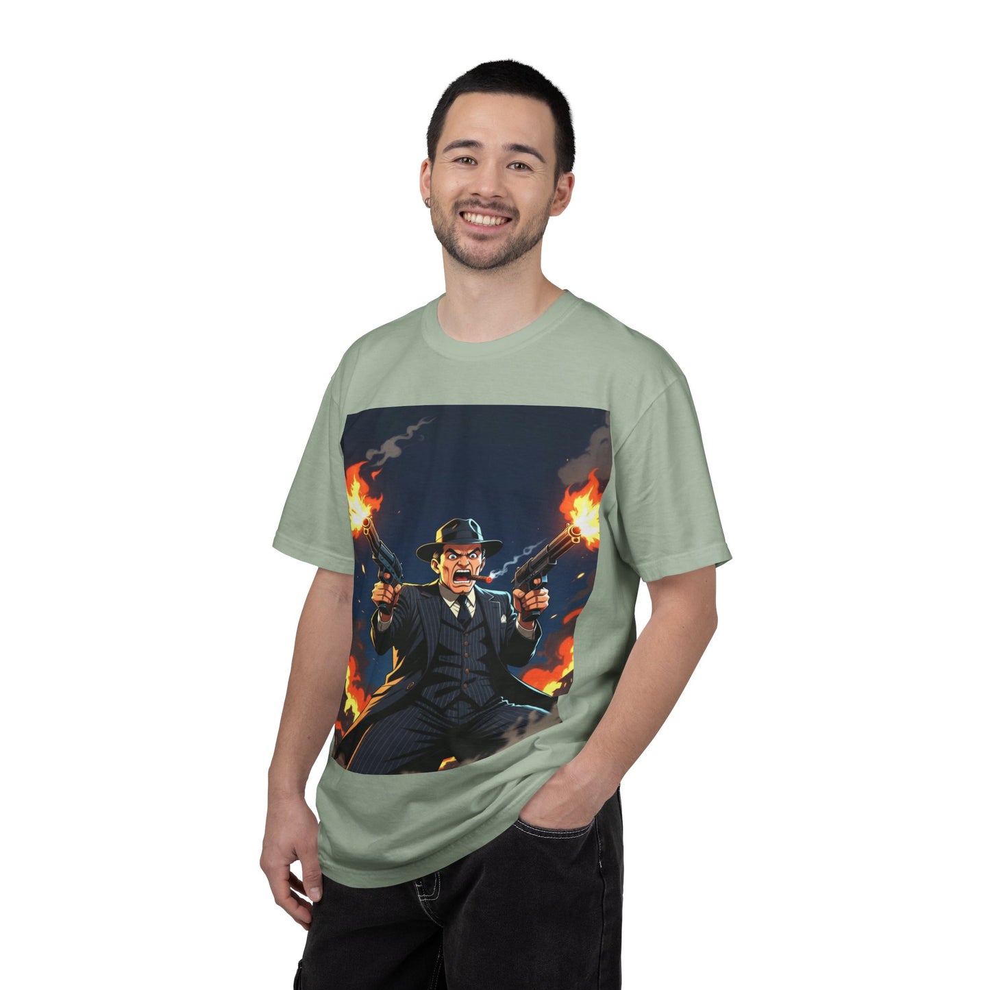Gangster T‑Shirt — Vintage Outlaw Graphic Tee