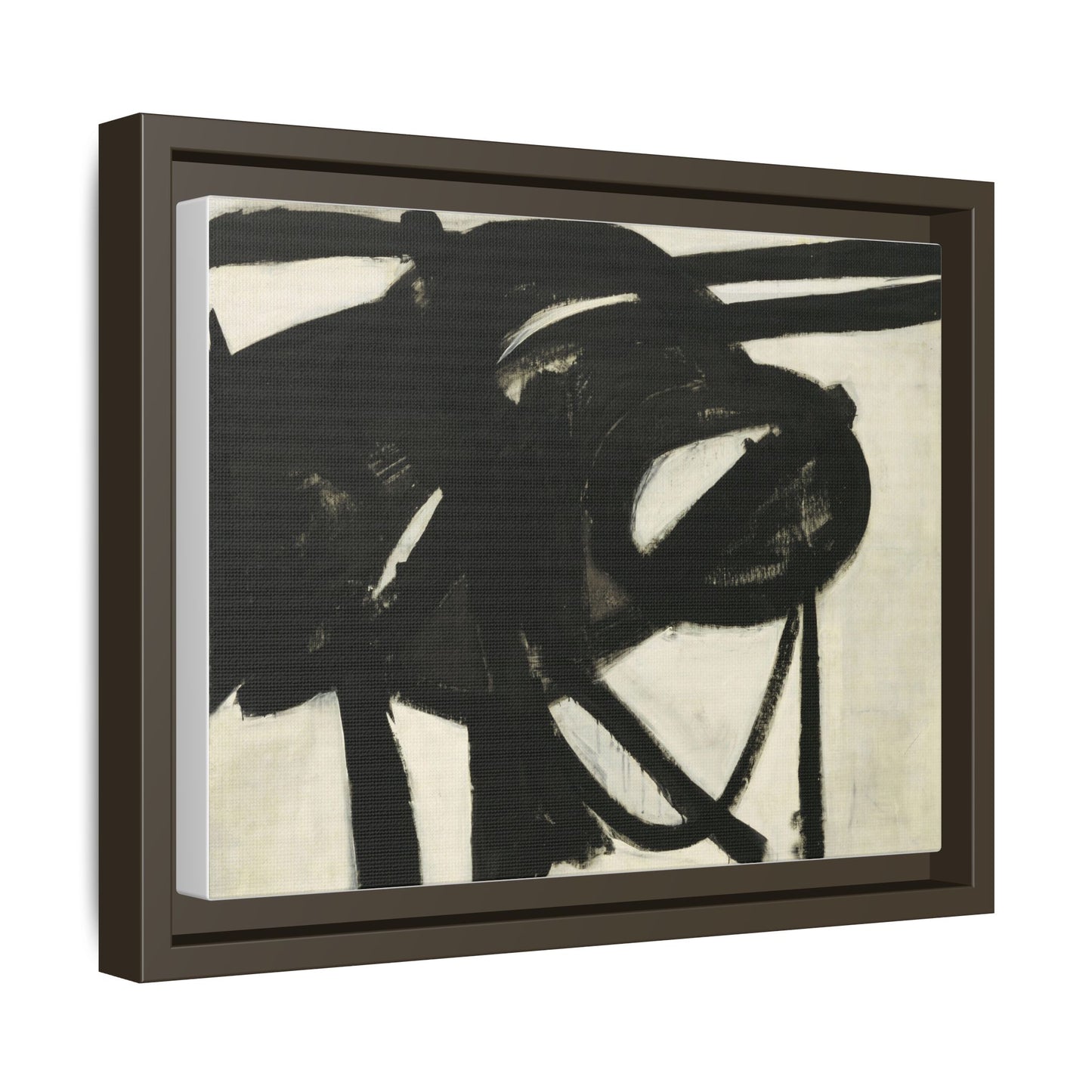Chief by Franz Kline Abstract Matte Canvas Framed Wall Art