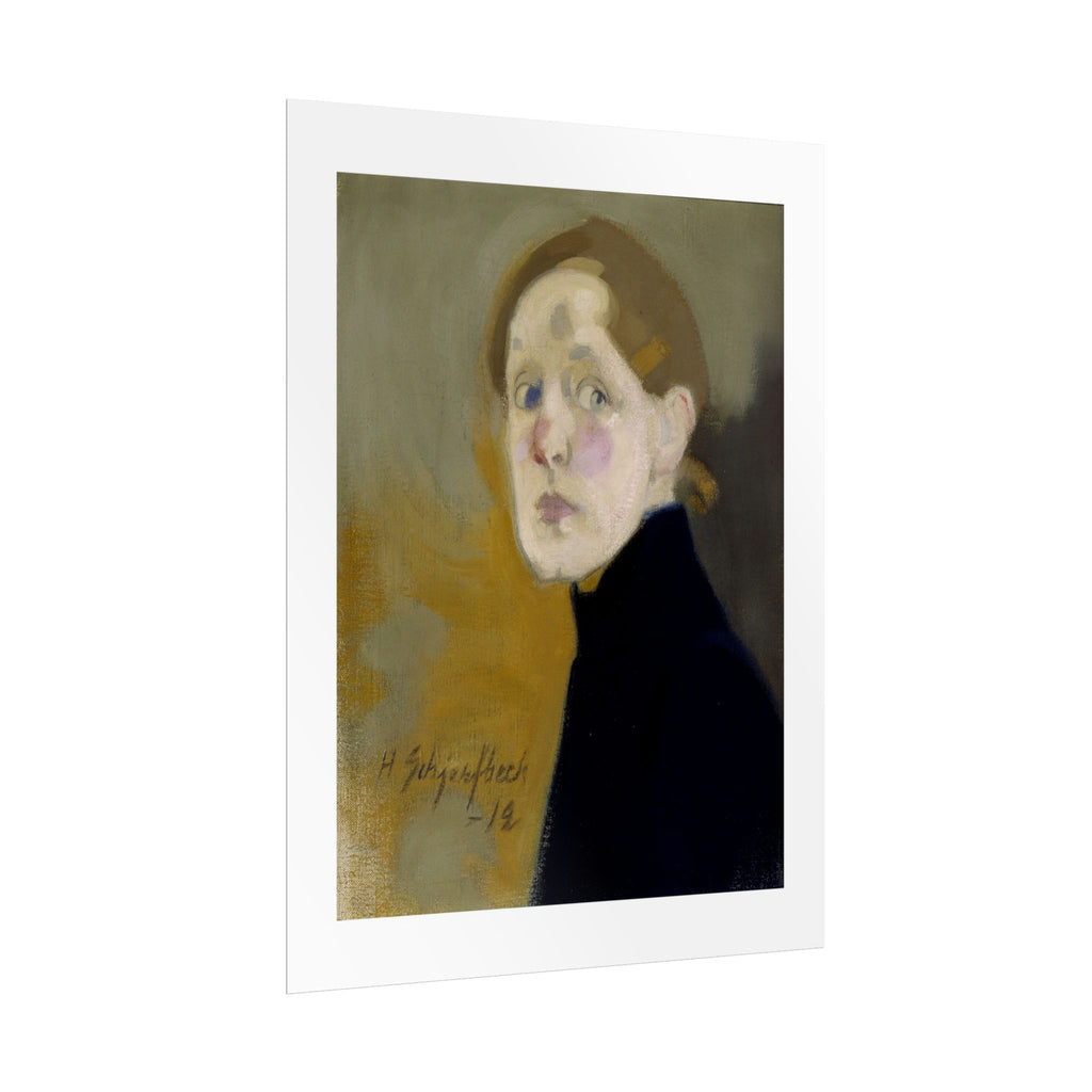 Selbstbildnis by Helena Schjerfbeck Wall Art Print