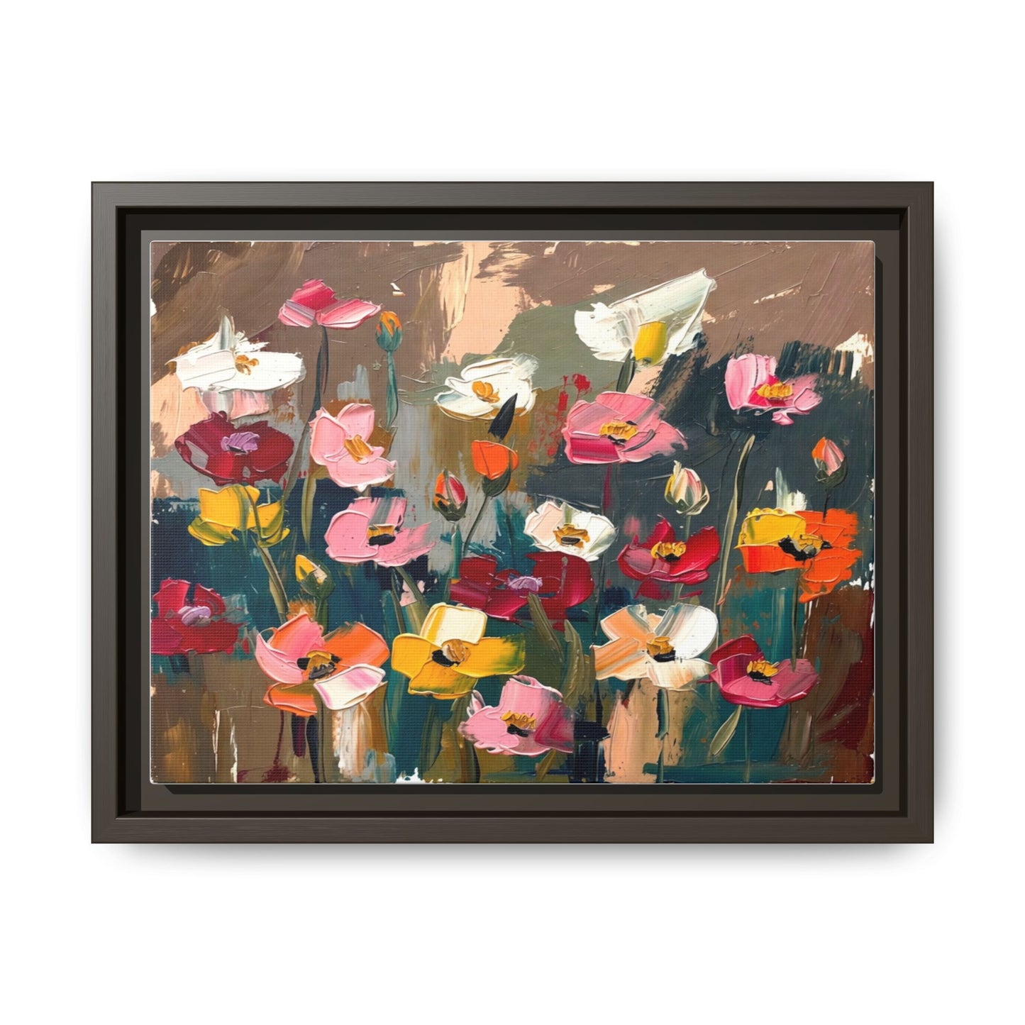 Matte Canvas, Framed (Multi-color)