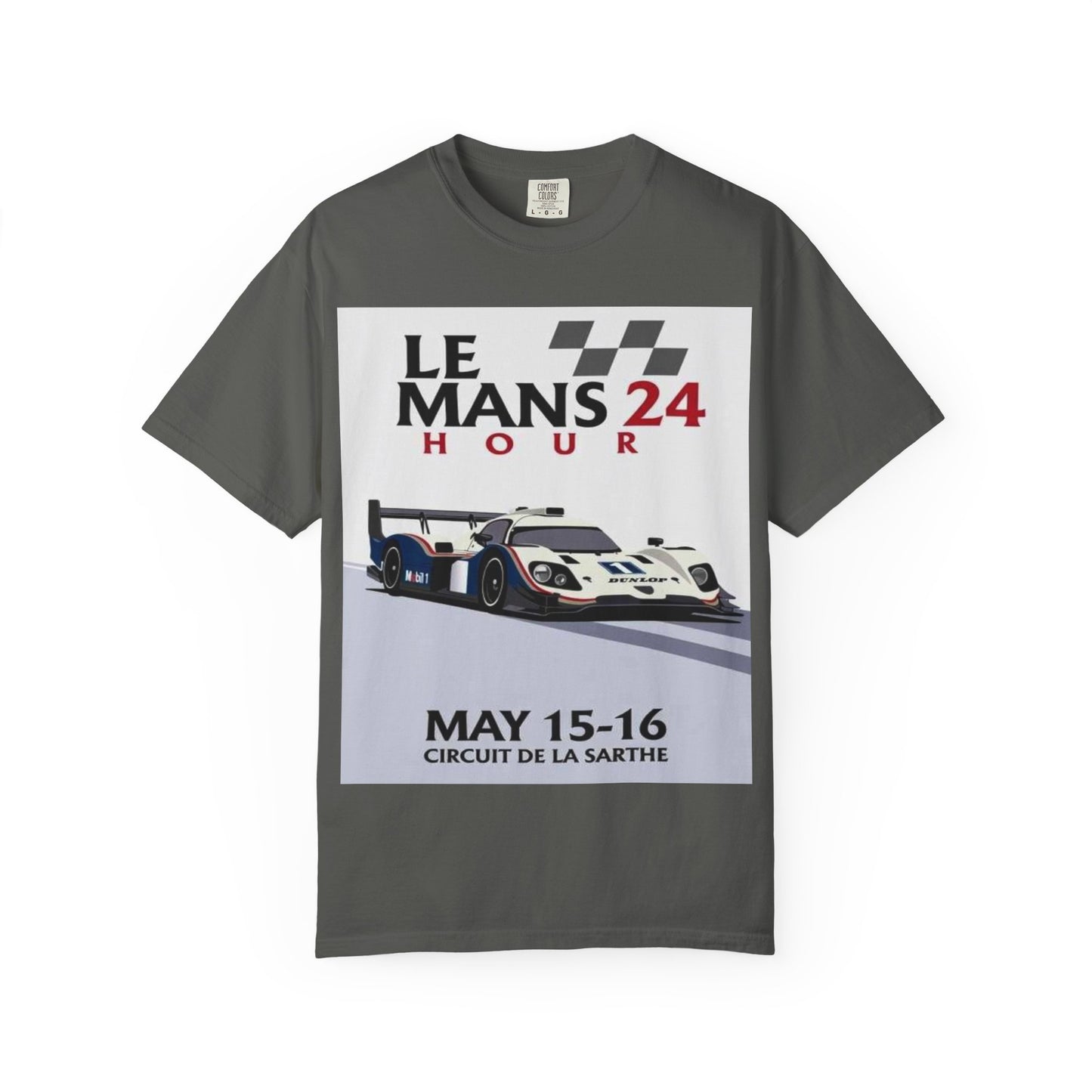 Le Mans 24 Hour Racing Poster T-Shirt — May 15-16 Circuit de la Sarthe