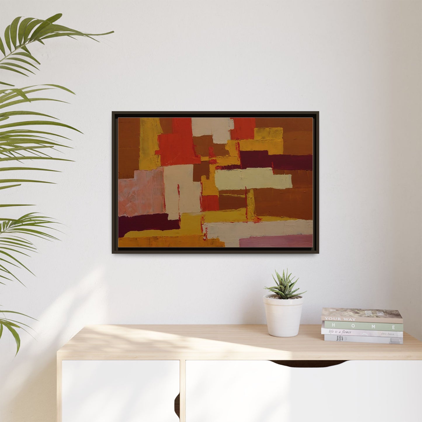 Tableau Confusion by Nicolae Calancea Framed Canvas Wall Art Print