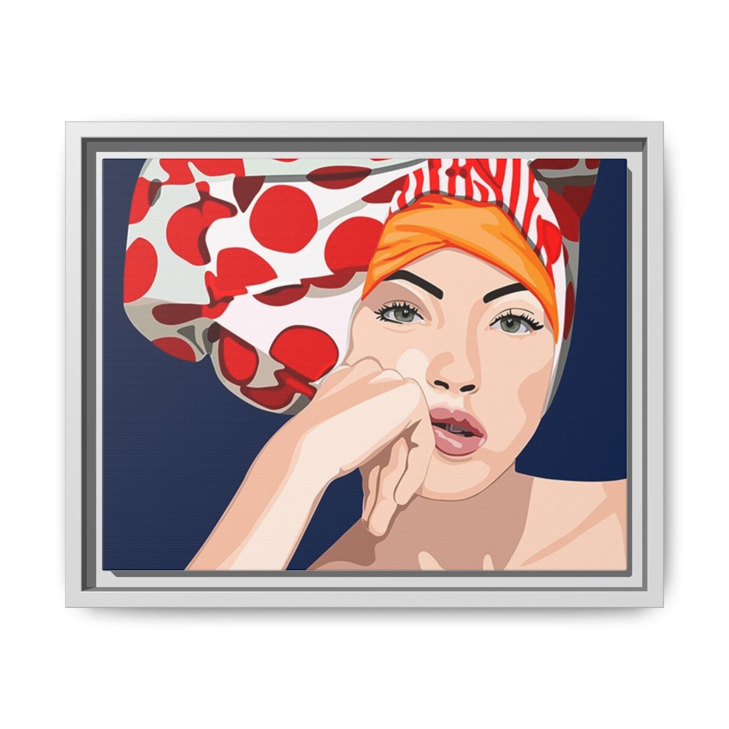 Vivid 20 by Orit Fuchs Pop Art Matte Canvas Framed Wall Art Print