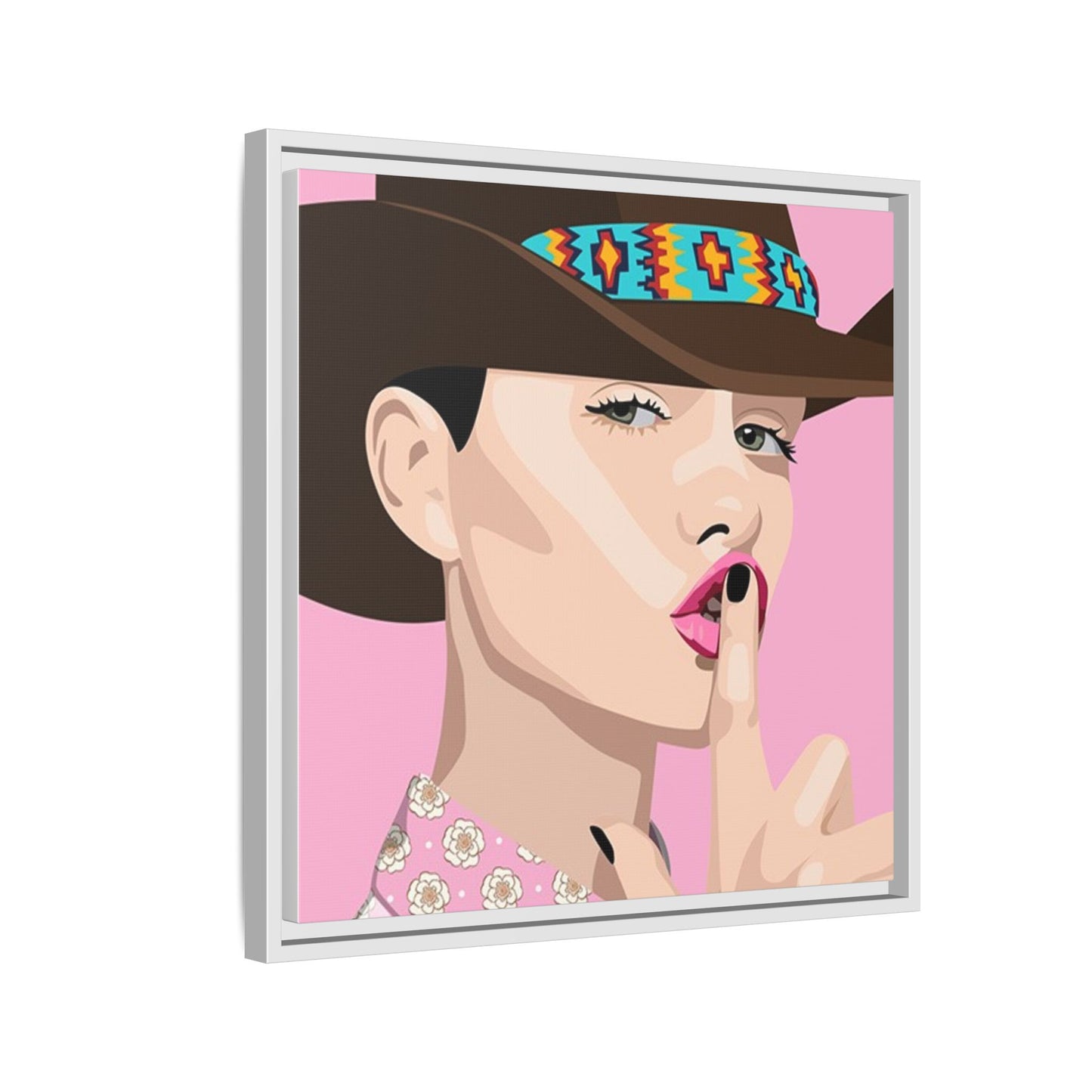 Vivid 63 by Orit Fuchs Matte Framed Canvas Wall Art