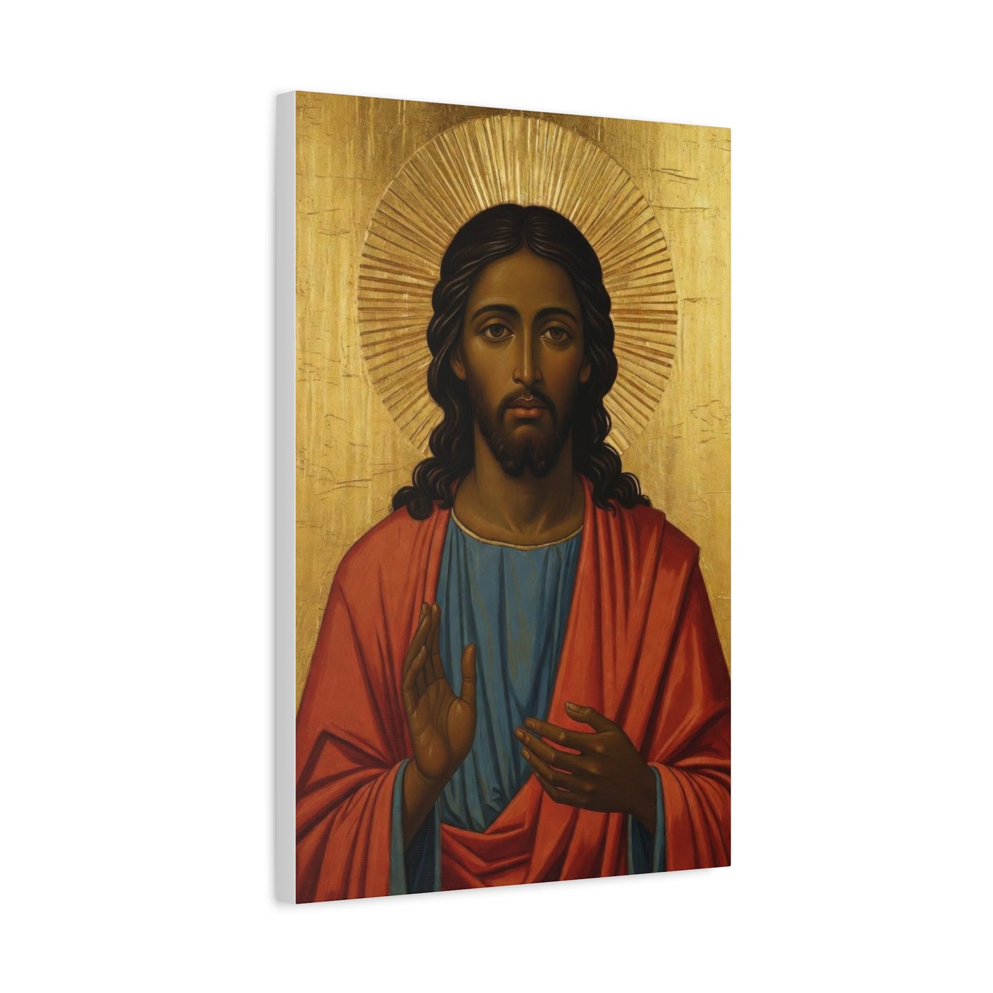 Christ Pantocrator Matte Canvas Wall Art — Stretched Religious Icon