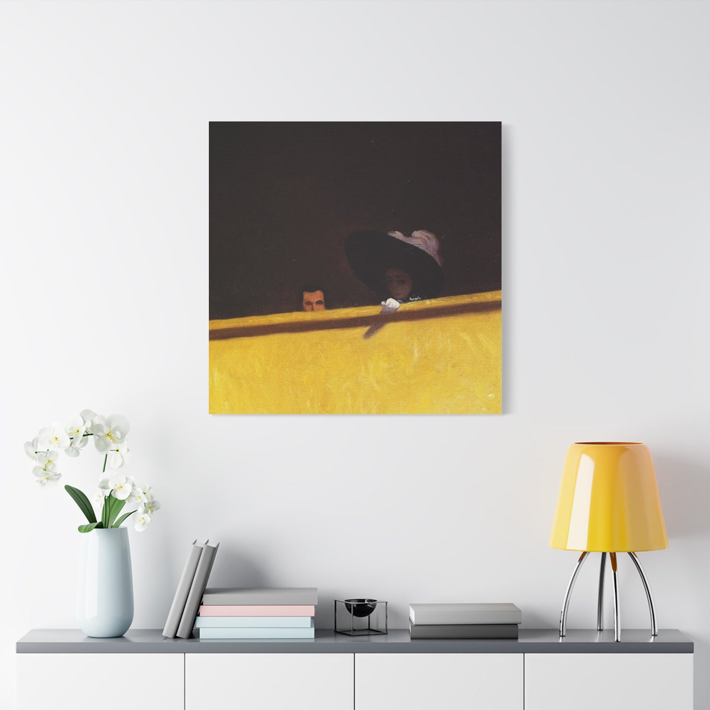 La loge de theatre by Félix Vallotton Matte Canvas Wall Art Print