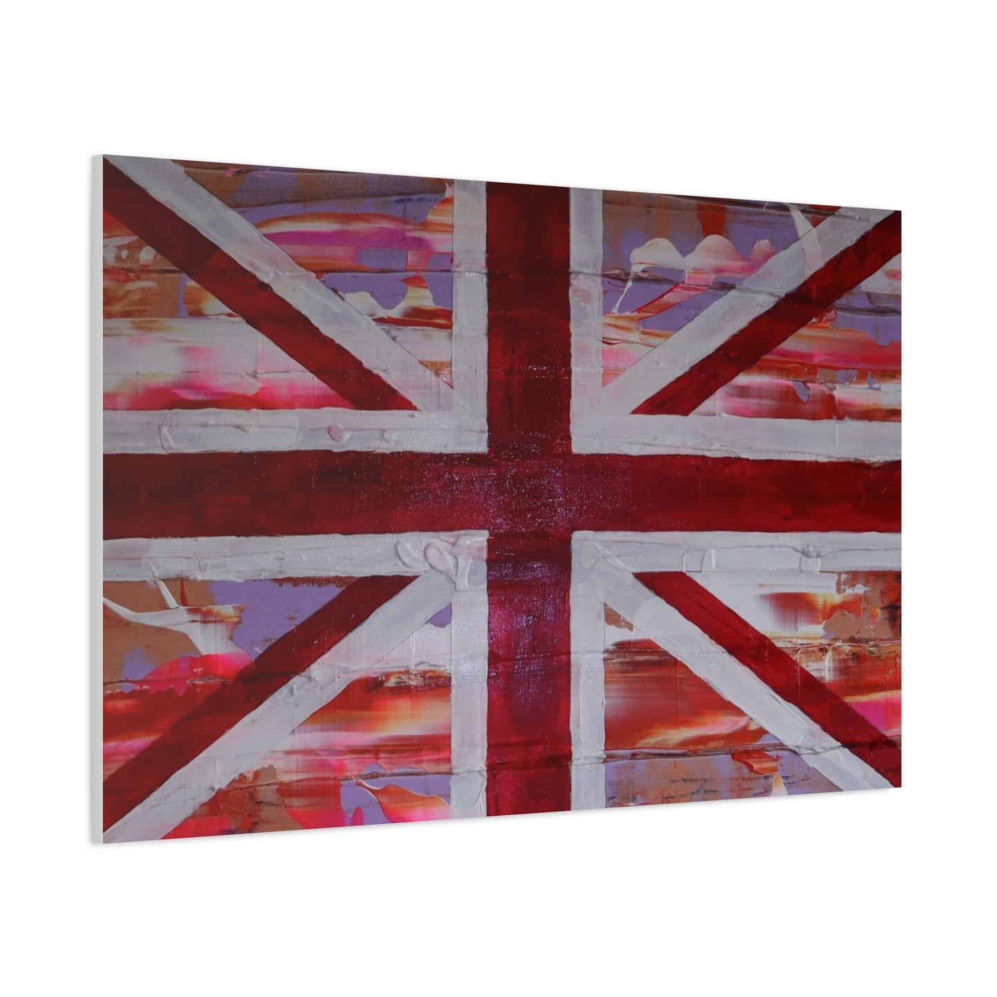 Union Jack is back! by Norman Barrett Matte Canvas Wall Art