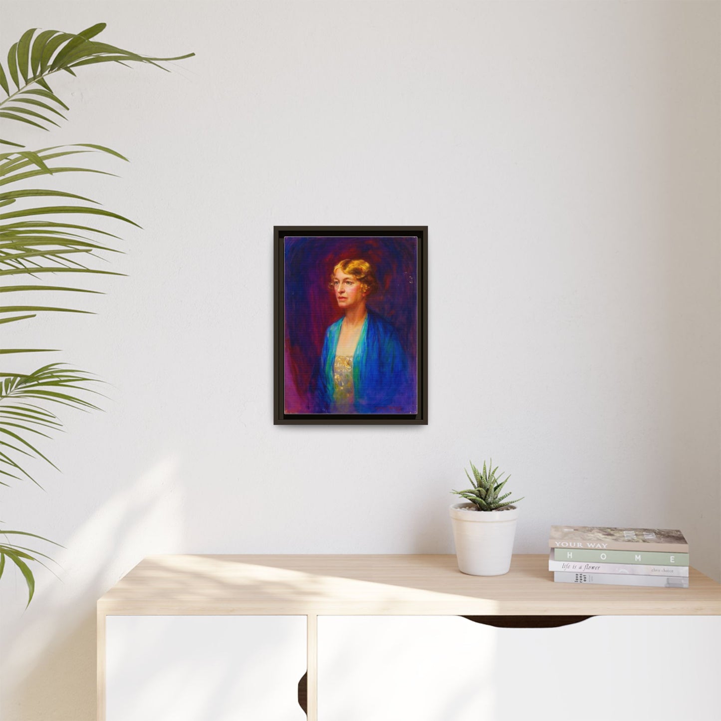 Matte Canvas Portrait , Framed (Multi-color)