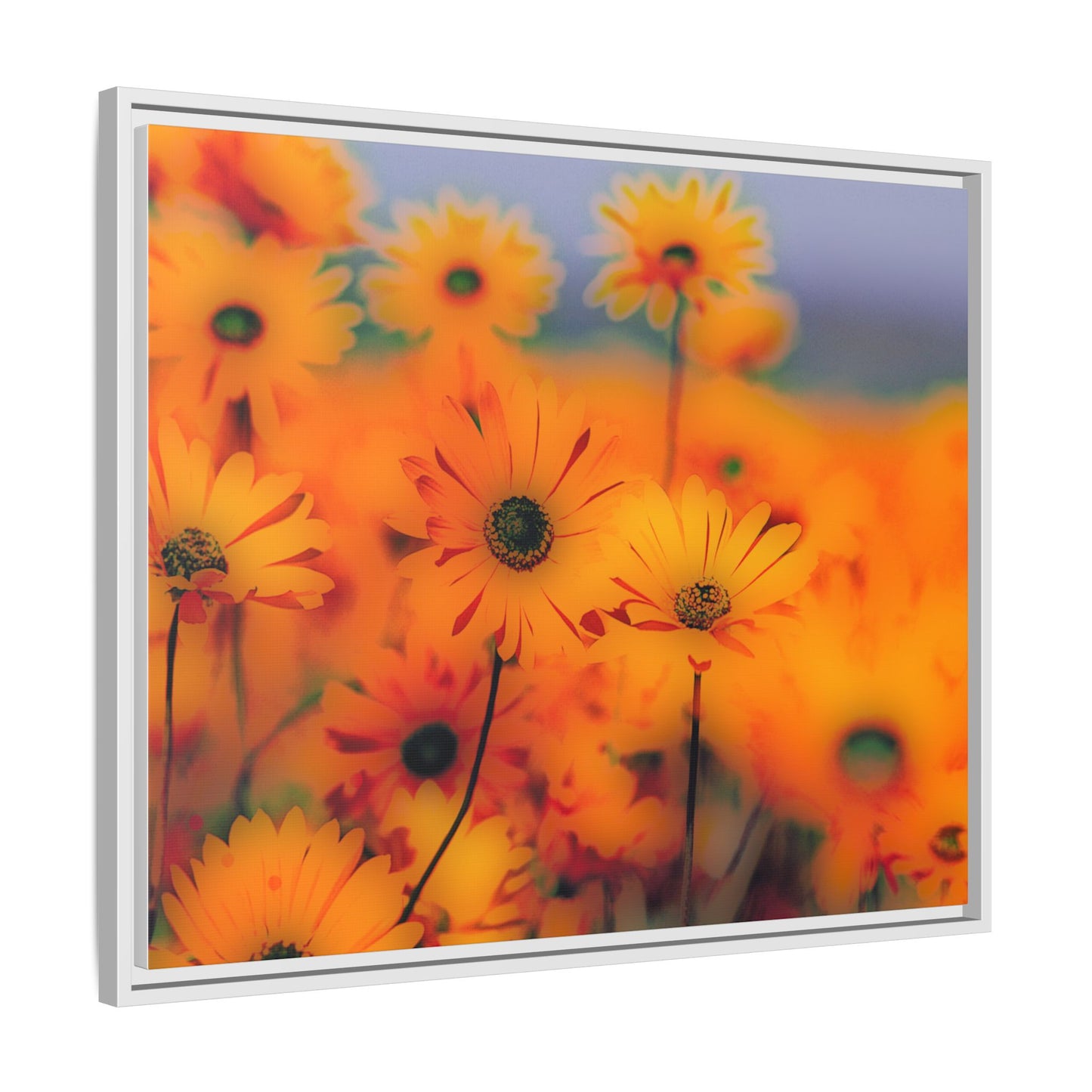 Bee Garden by Norman Barrett Framed Matte Canvas Wall Art Print