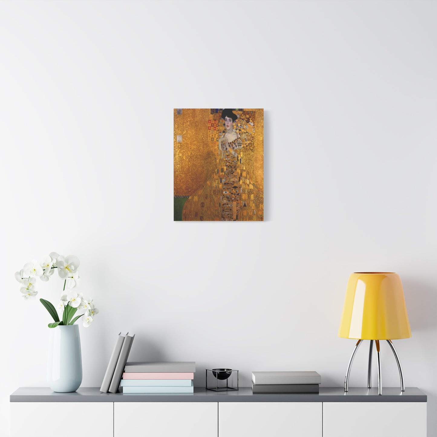 Adele Bloch-Bauer by Gustav Klimt Matte Canvas Wall Art Print