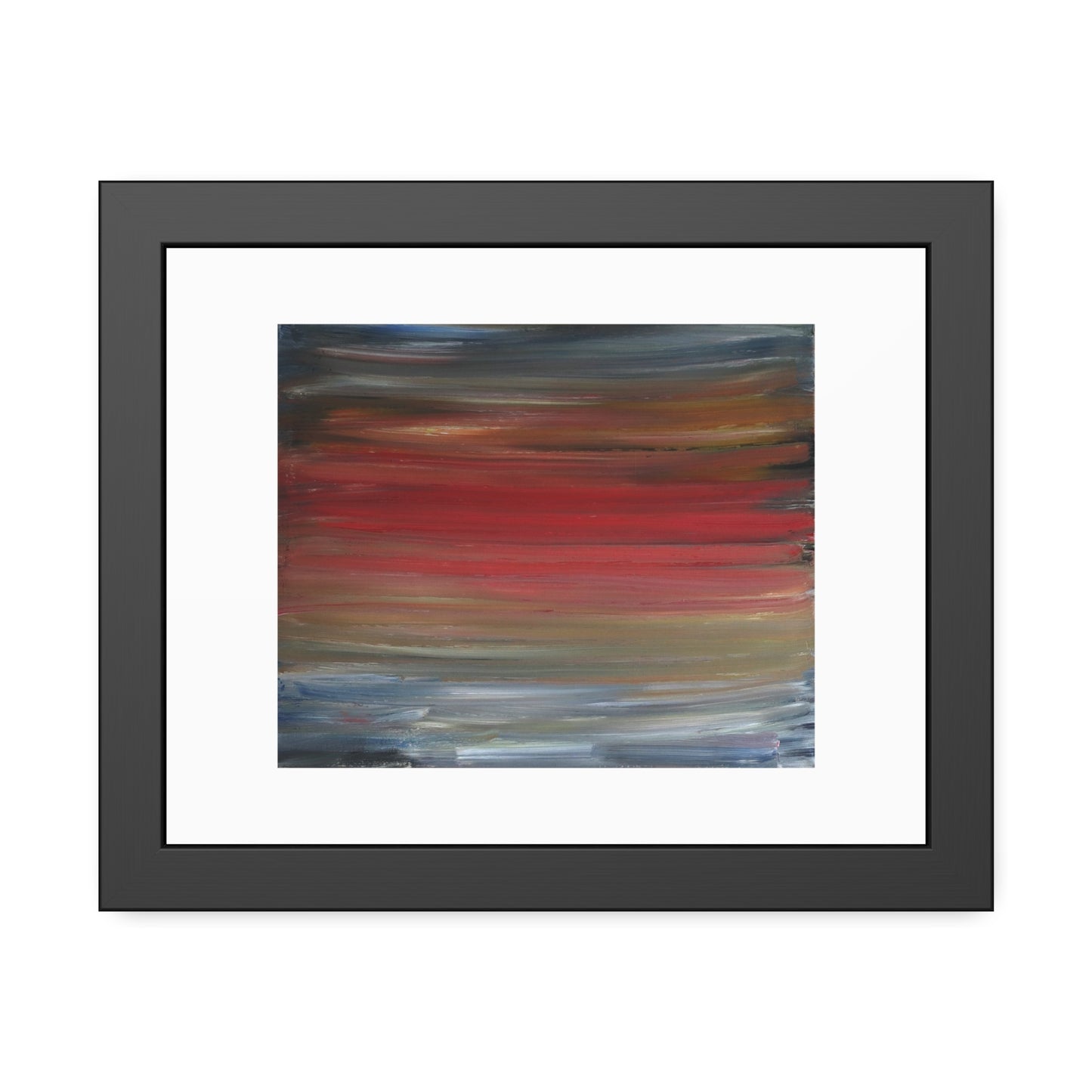 Misty morning by Norman Barrett Framed Poster Wall Art