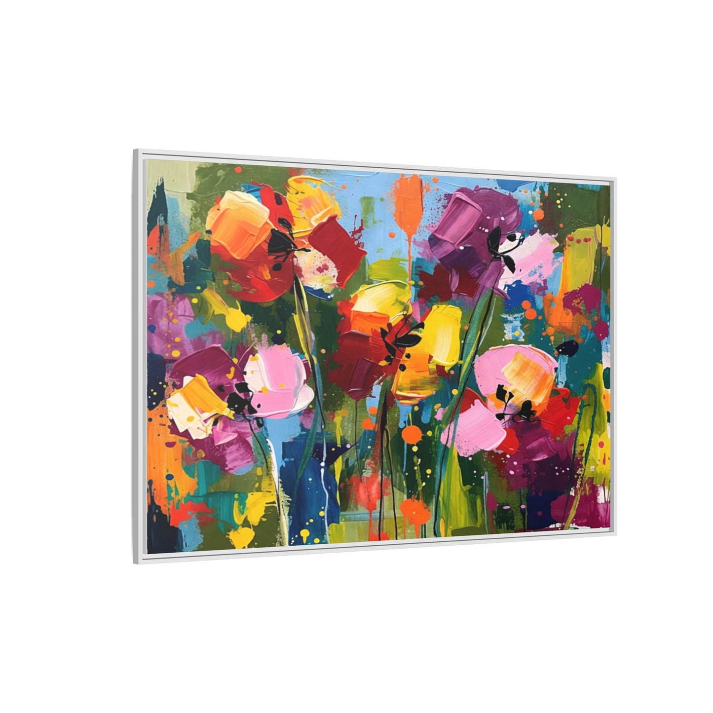 Matte Canvas, Framed (Multi-color)