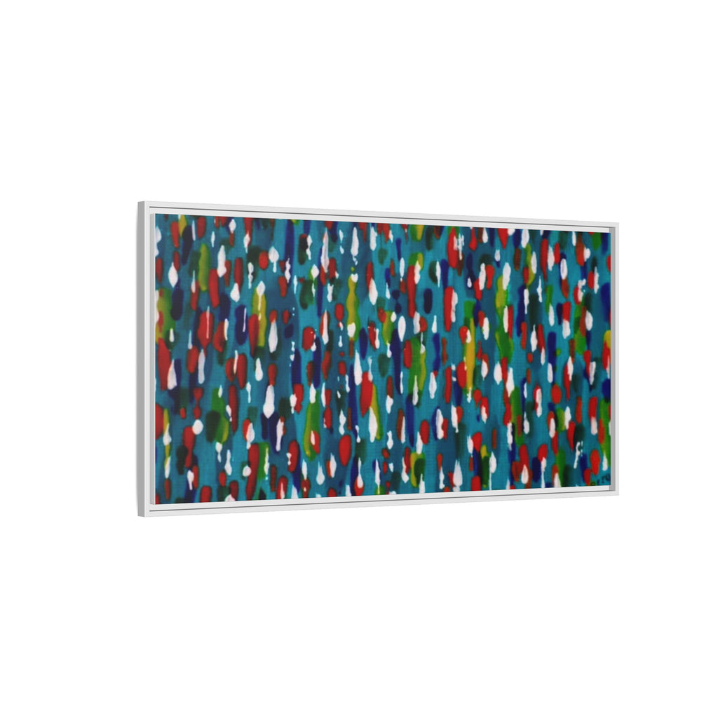 Colours Of The Soul Reflecting On Water by Ariel Chavarro Avila Matte Canvas Framed Art