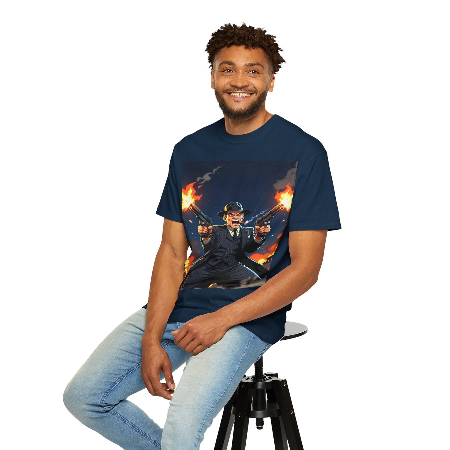 Gangster T‑Shirt — Vintage Outlaw Graphic Tee
