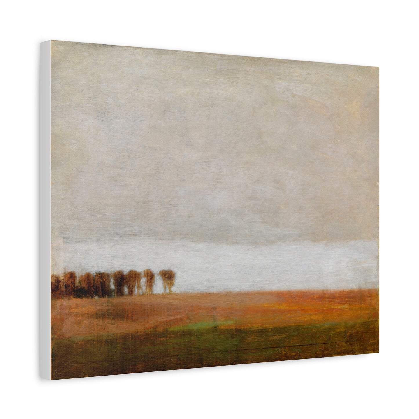 View of Jaegersborg Allé, North of Copenhagen by Vilhelm Hammershøi Canvas Wall Art Print
