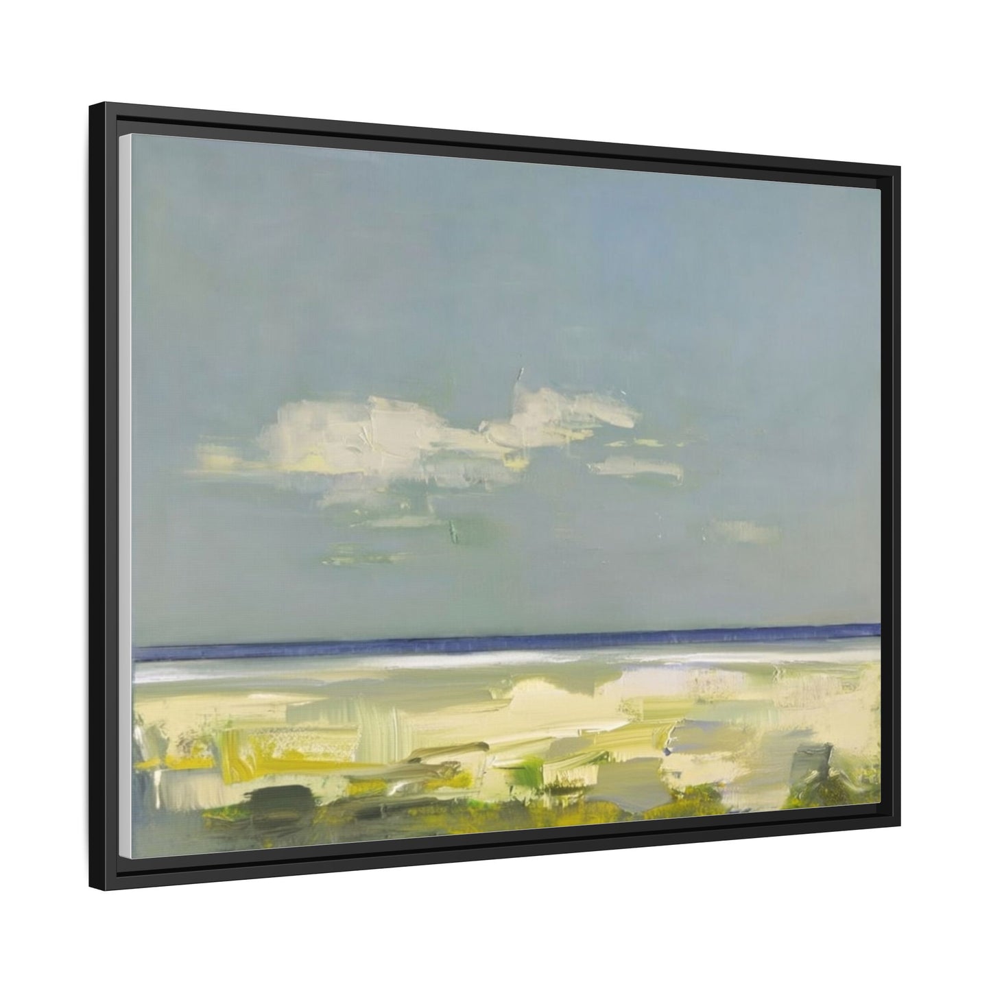Coastal Calm Matte Canvas Framed Wall Art
