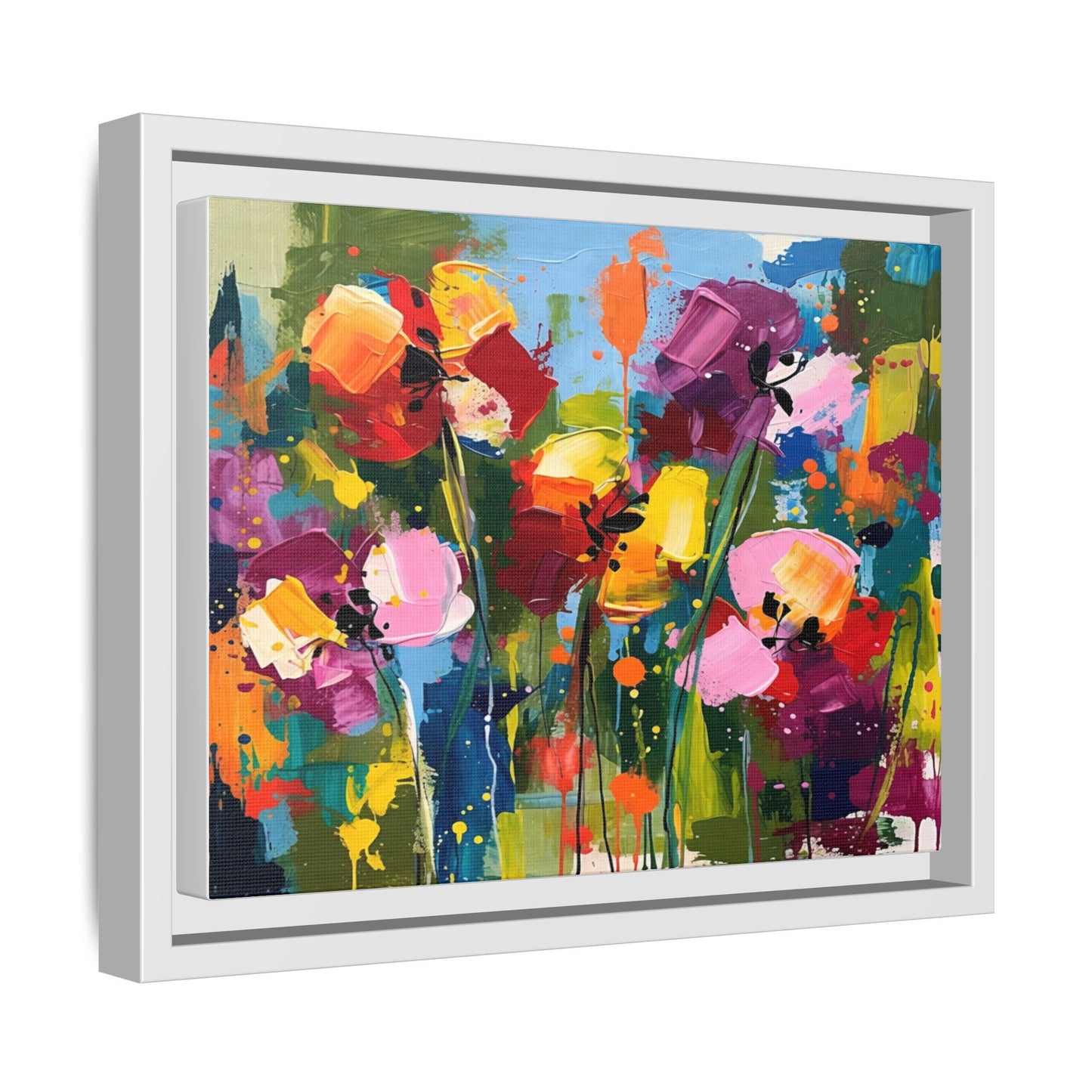 Matte Canvas, Framed (Multi-color)