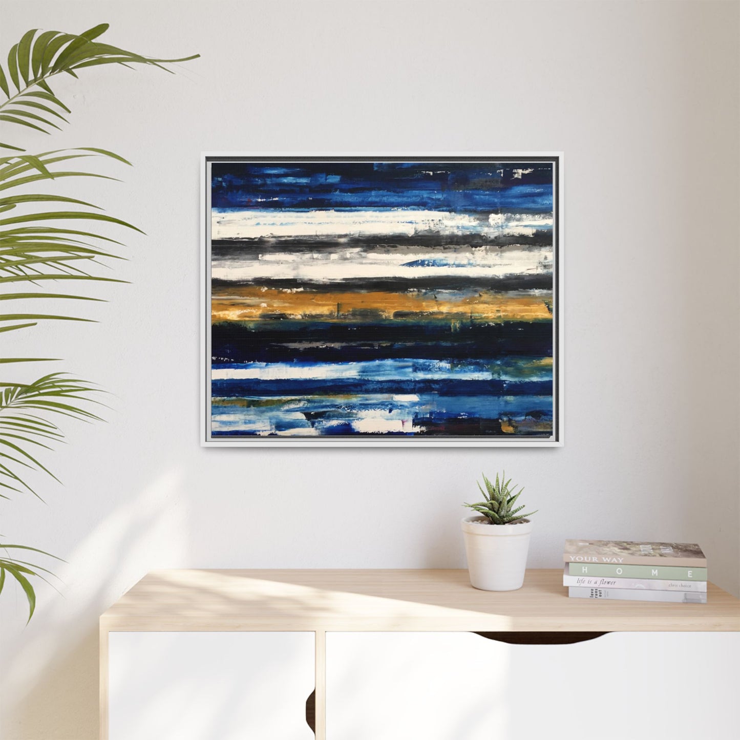 Tiny Buddha by Todd Williamson Framed Matte Canvas Abstract  Wall Art