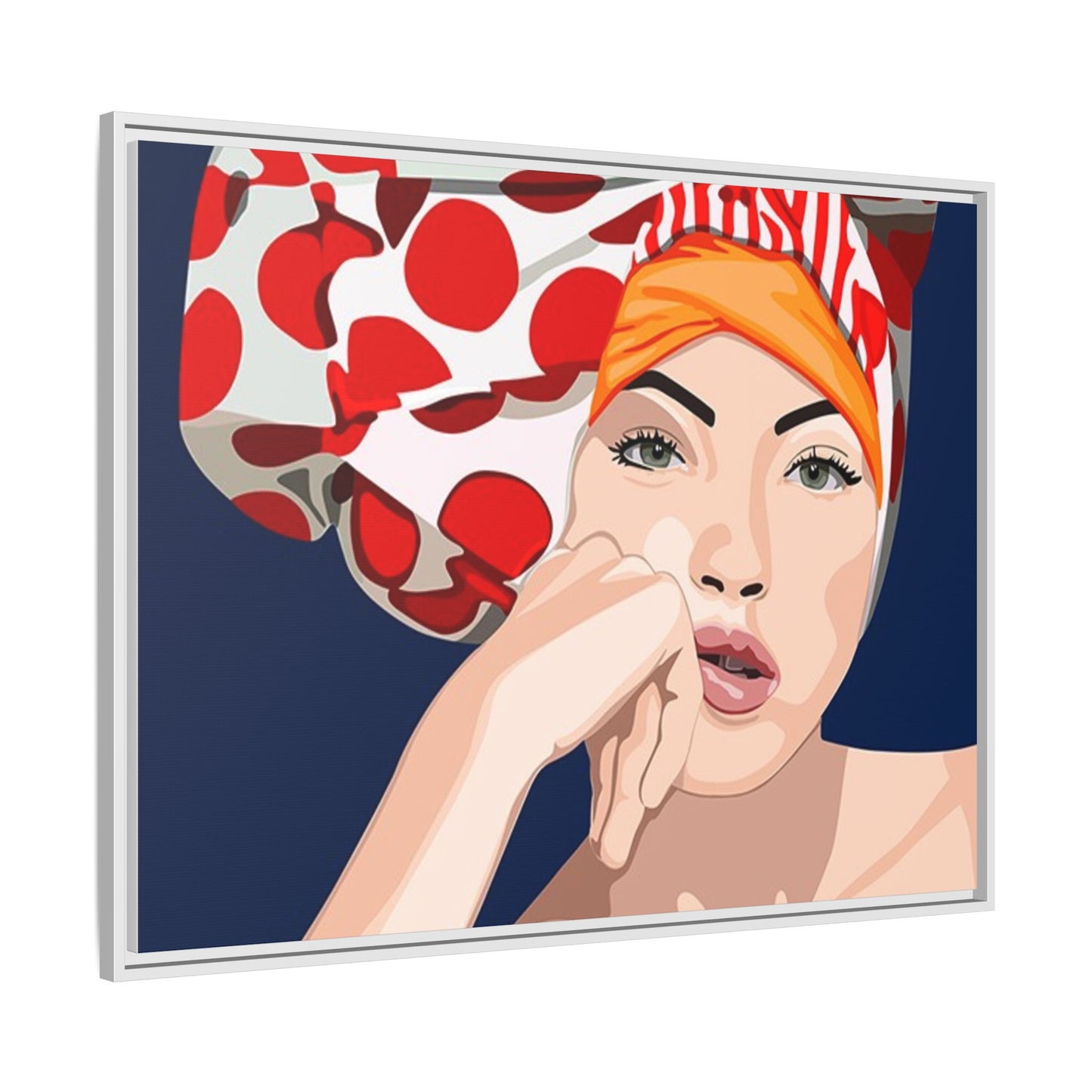 Vivid 20 by Orit Fuchs Pop Art Matte Canvas Framed Wall Art Print