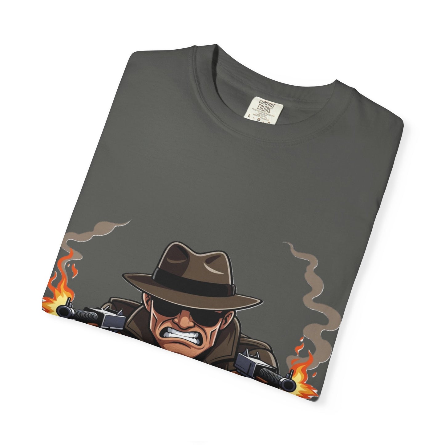 Vintage Gangster Shooter T-Shirt – Retro Mobster Graphic Tee
