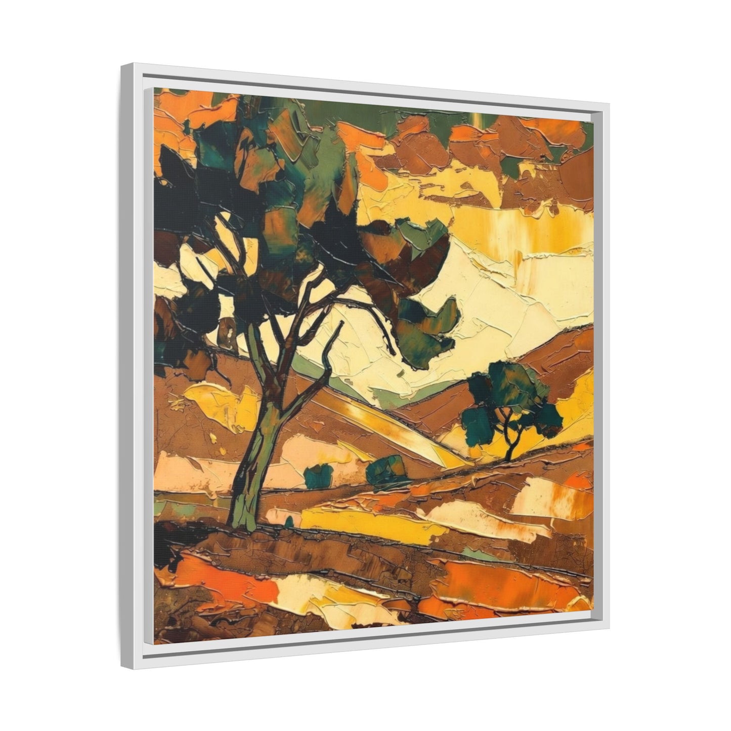 Framed Matte Canvas Landscape Art Print