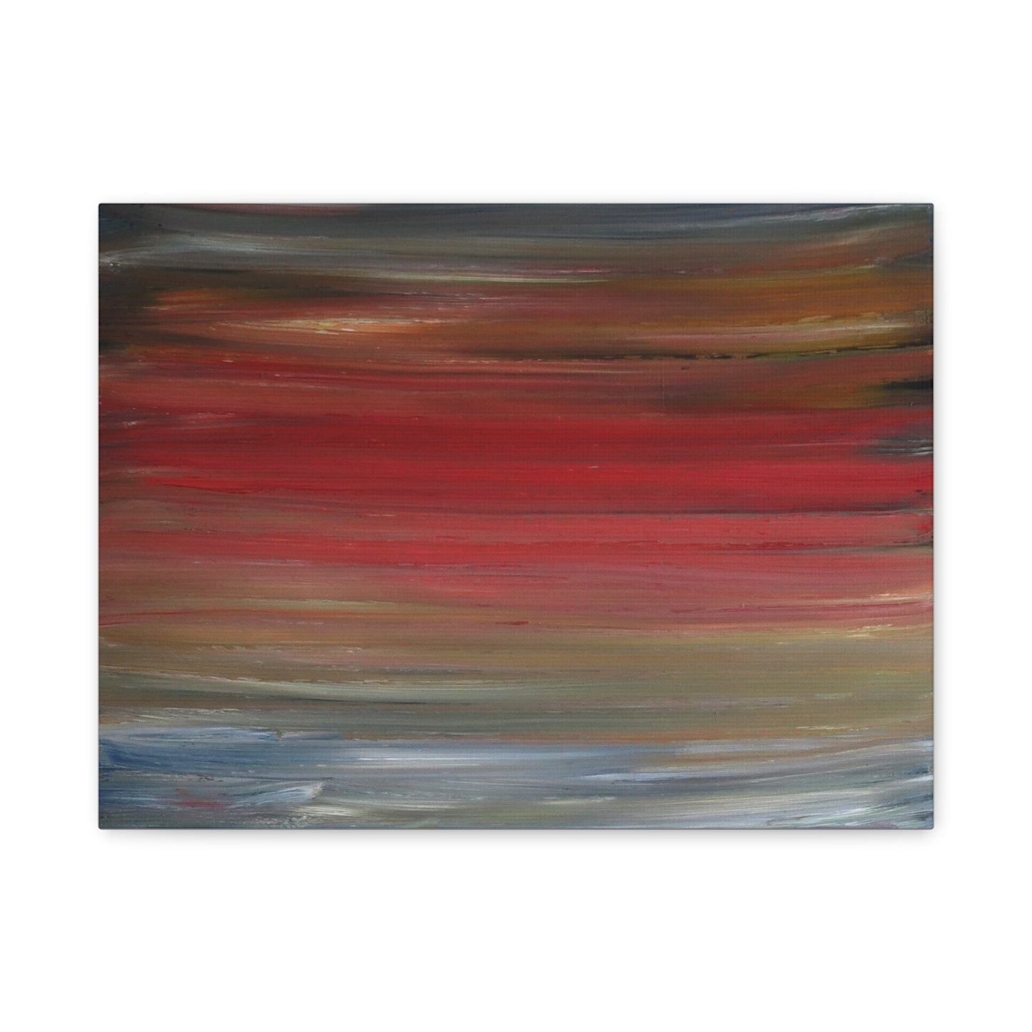 Misty morning by Norman Barrett Matte Canvas Print Wall Art