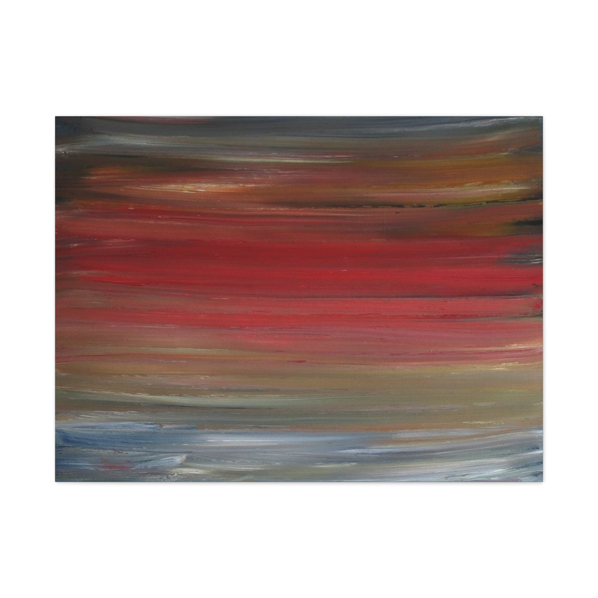 Misty morning by Norman Barrett Matte Canvas Print Wall Art