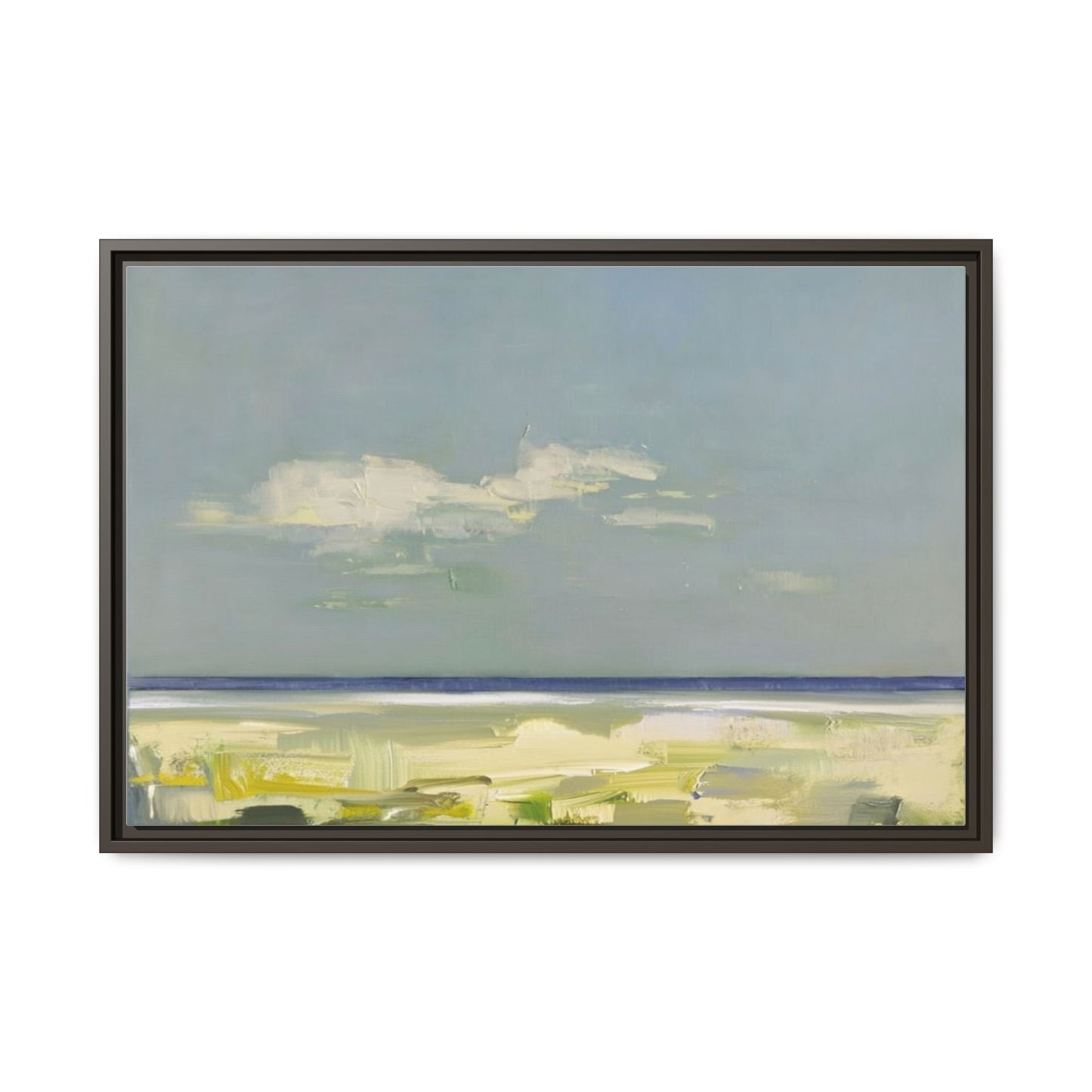 Coastal Calm Matte Canvas Framed Wall Art