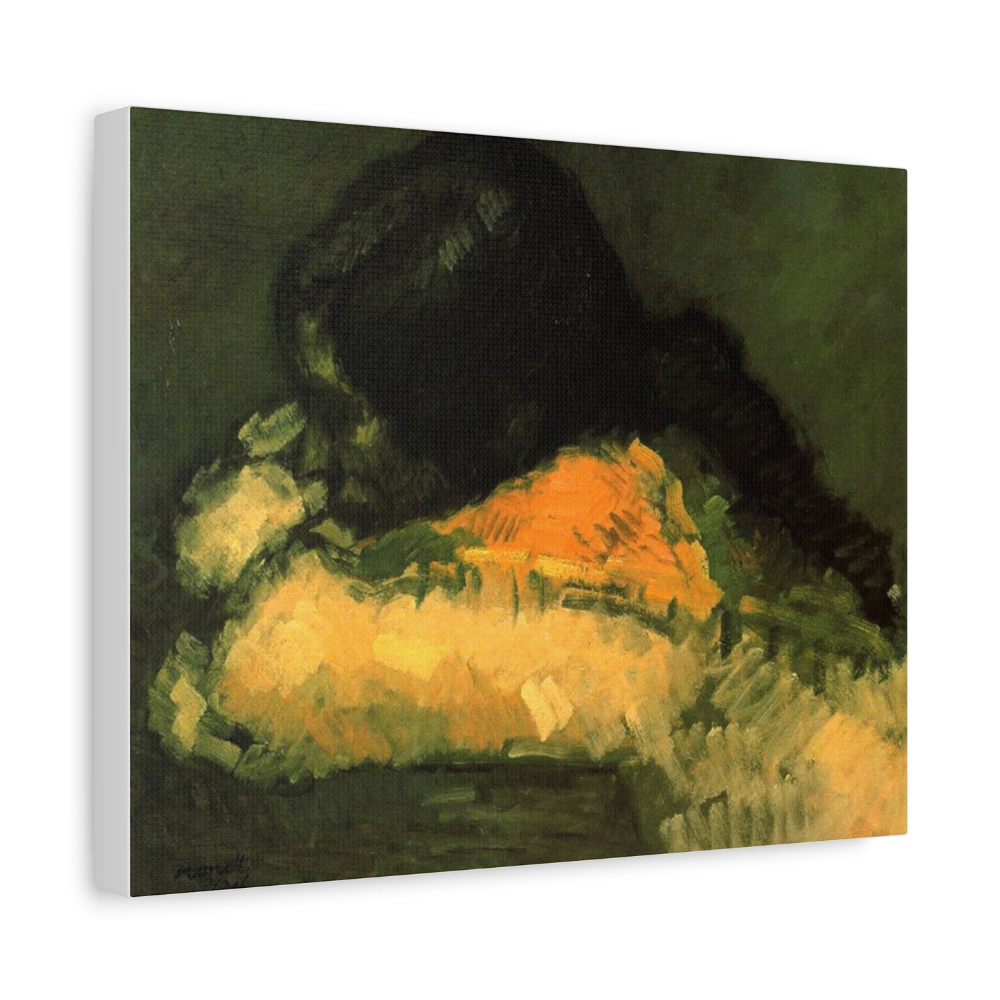 La Chata by Isidre Nonell Matte Canvas Wall Art Print