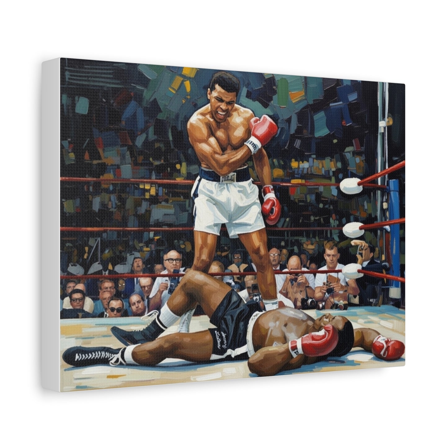 Muhammad Ali 'The Knockout' Matte Canvas Wall Art