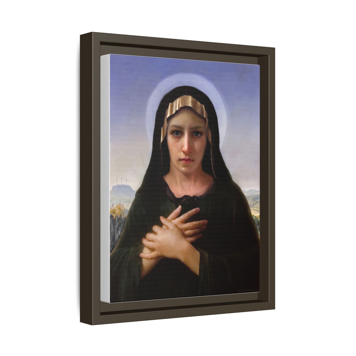 Virgo Solitudinis by William Adolphe Bouguereau Framed Matte Canvas Print