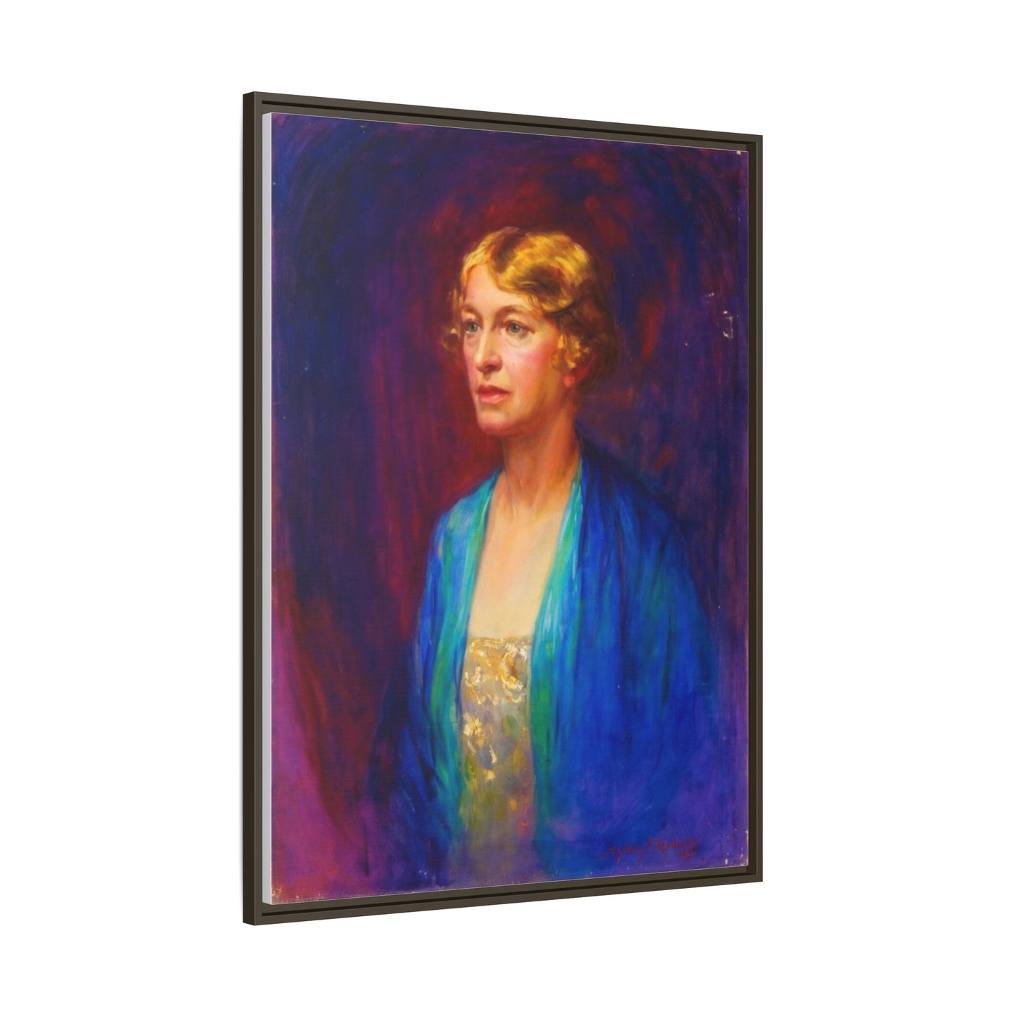 Matte Canvas Portrait , Framed (Multi-color)