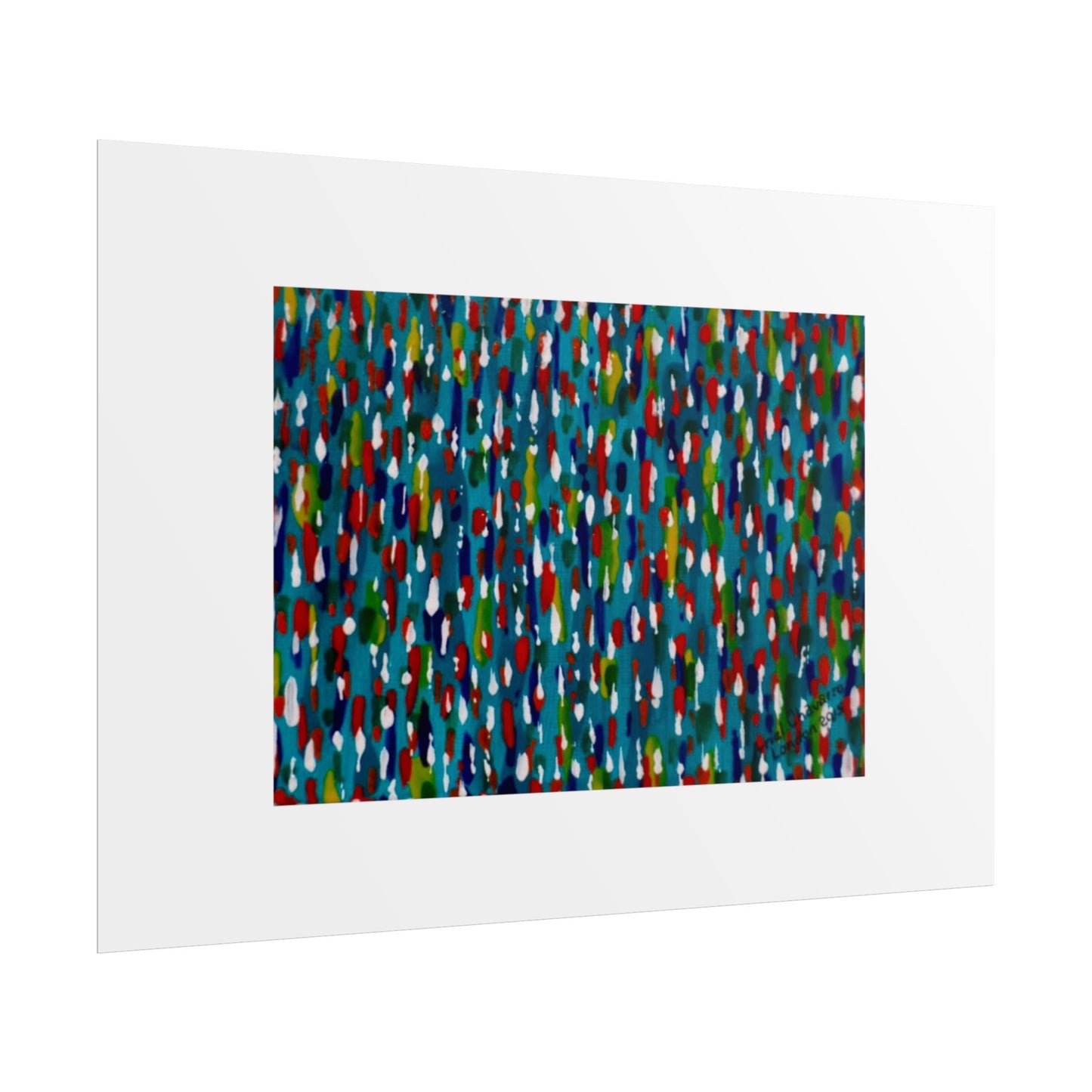 Colours Of The Soul Reflecting On Water by Ariel Chavarro Avila Wall Art Print