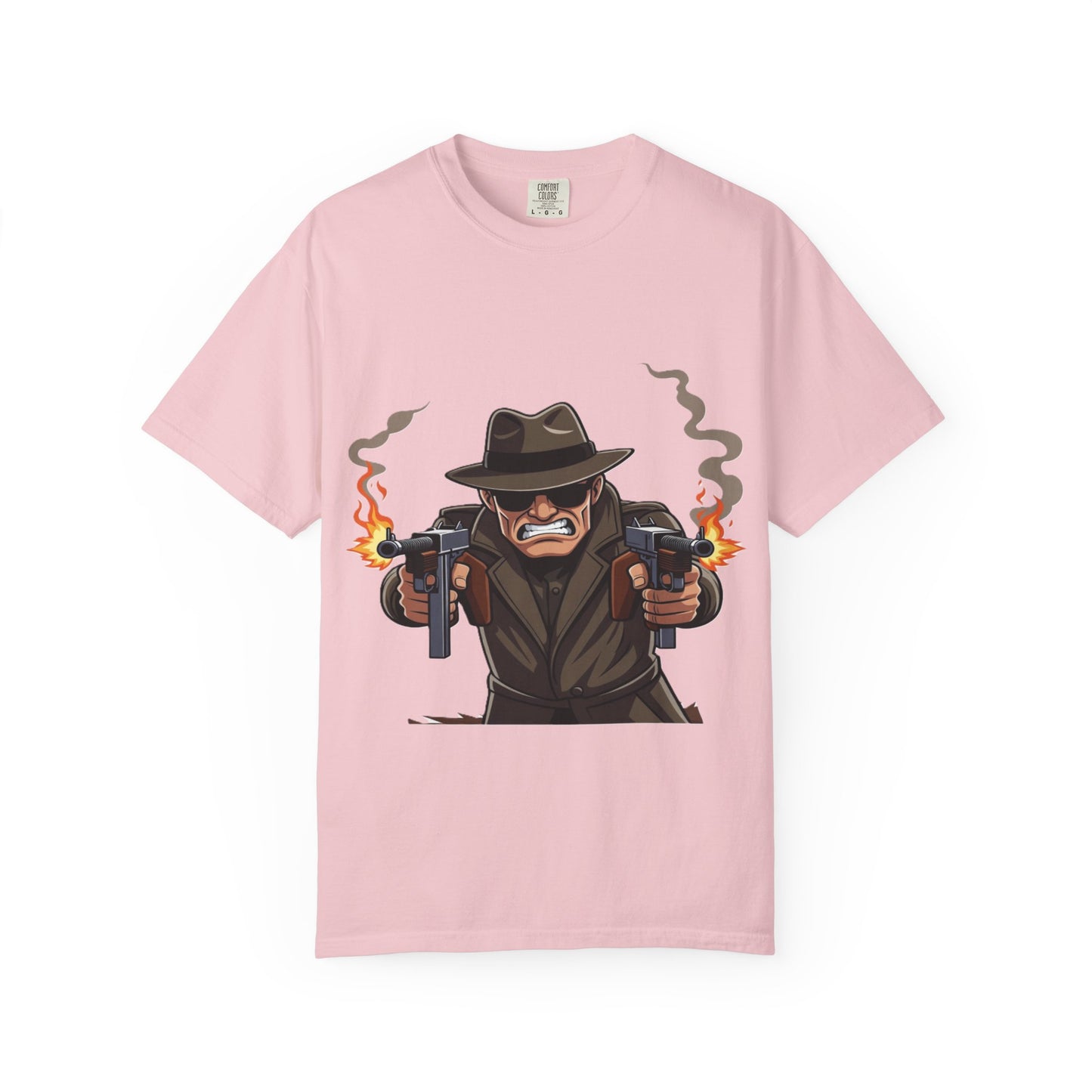 Vintage Gangster Shooter T-Shirt – Retro Mobster Graphic Tee