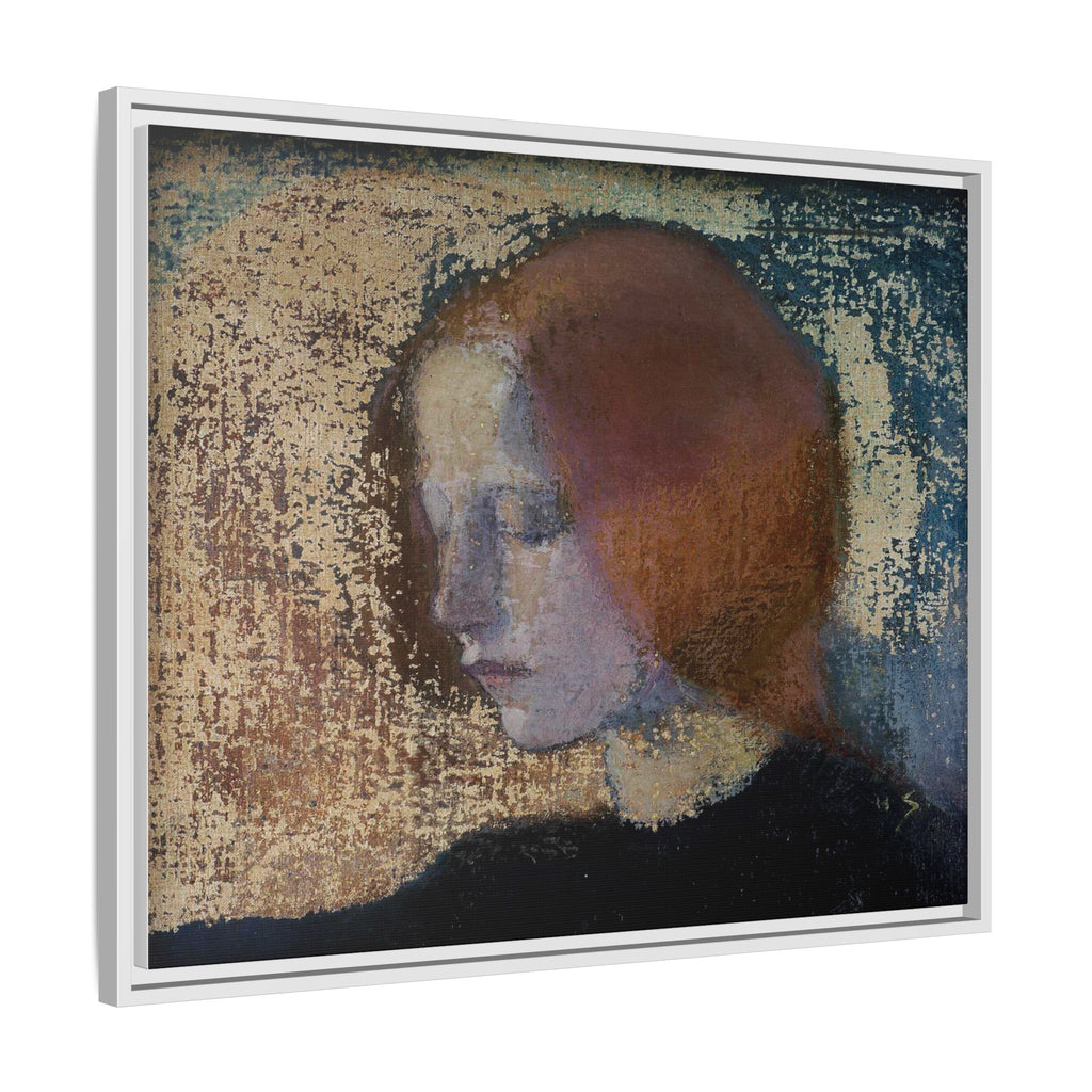 Fragment by Helena Schjerfbeck Framed Matte Canvas Art Print