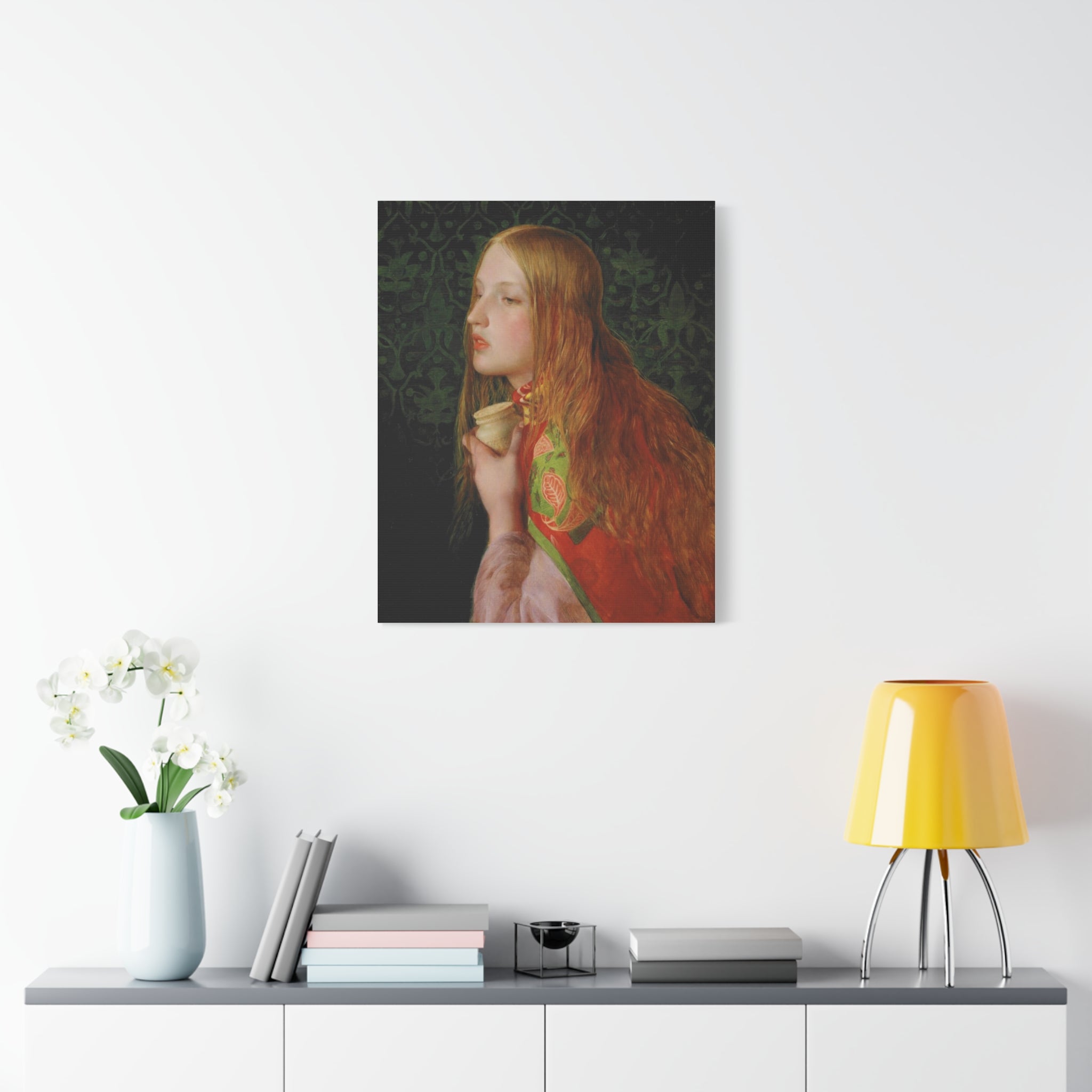 Mariya Magdalena by Frederick Sandys Canvas Wall Art Print