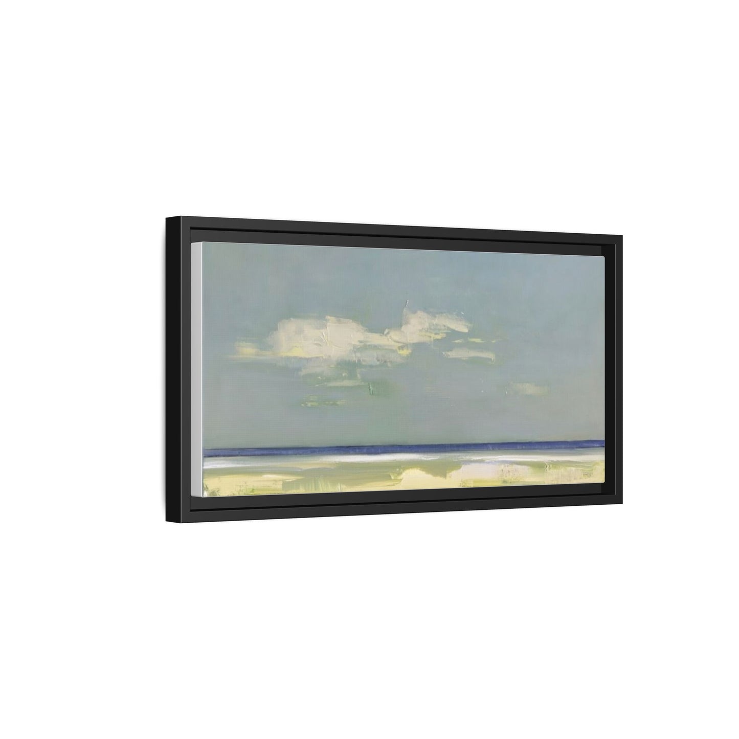 Coastal Calm Matte Canvas Framed Wall Art