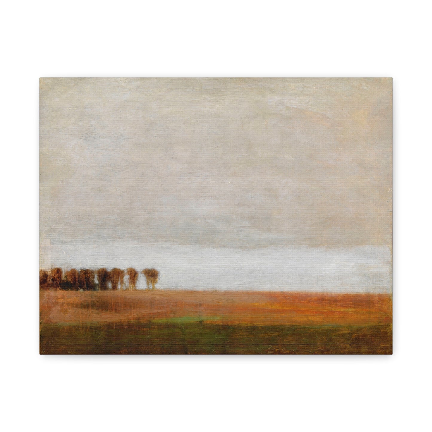 View of Jaegersborg Allé, North of Copenhagen by Vilhelm Hammershøi Canvas Wall Art Print