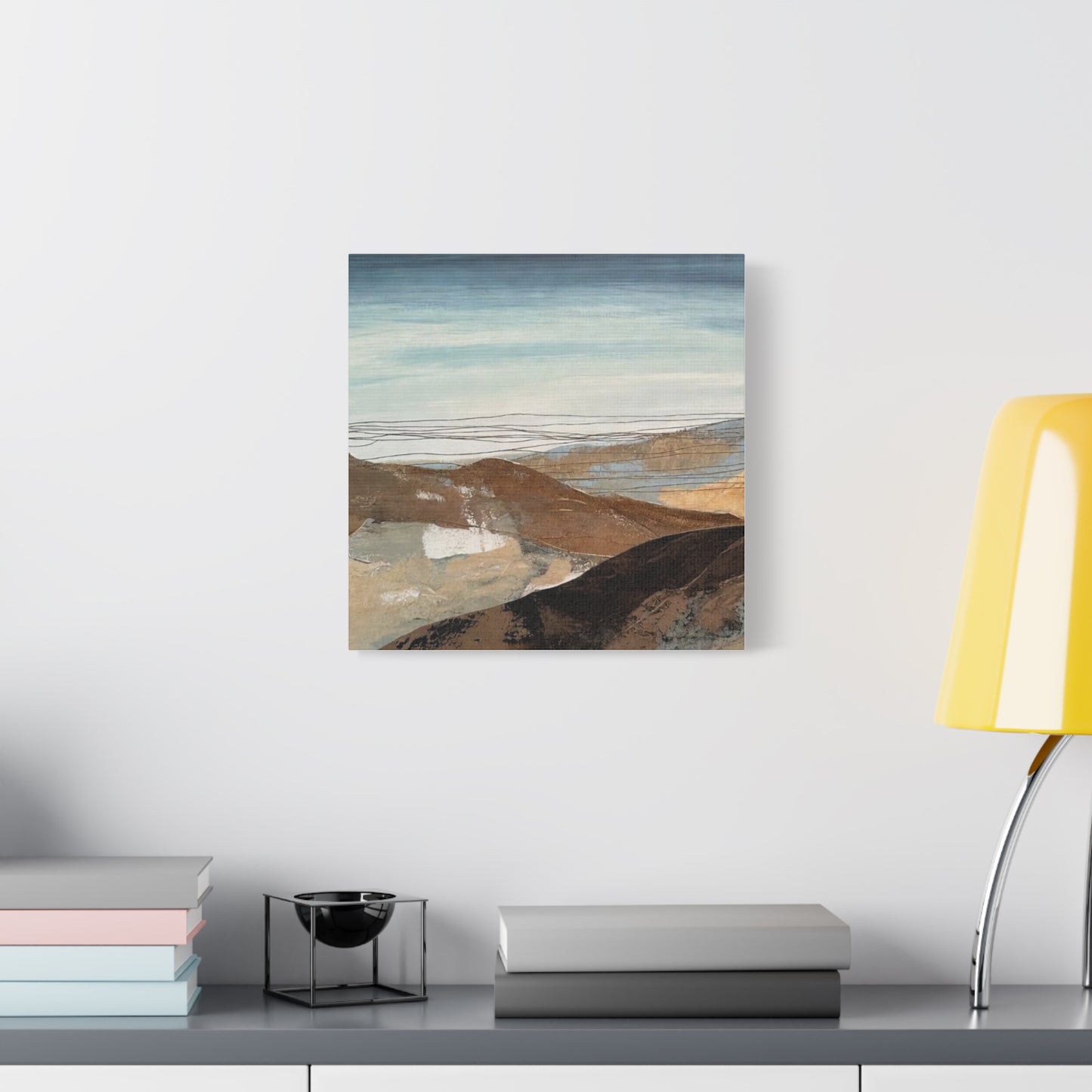 Abstract Landscape Matte Canvas Wall Art — Stretched 1.25"