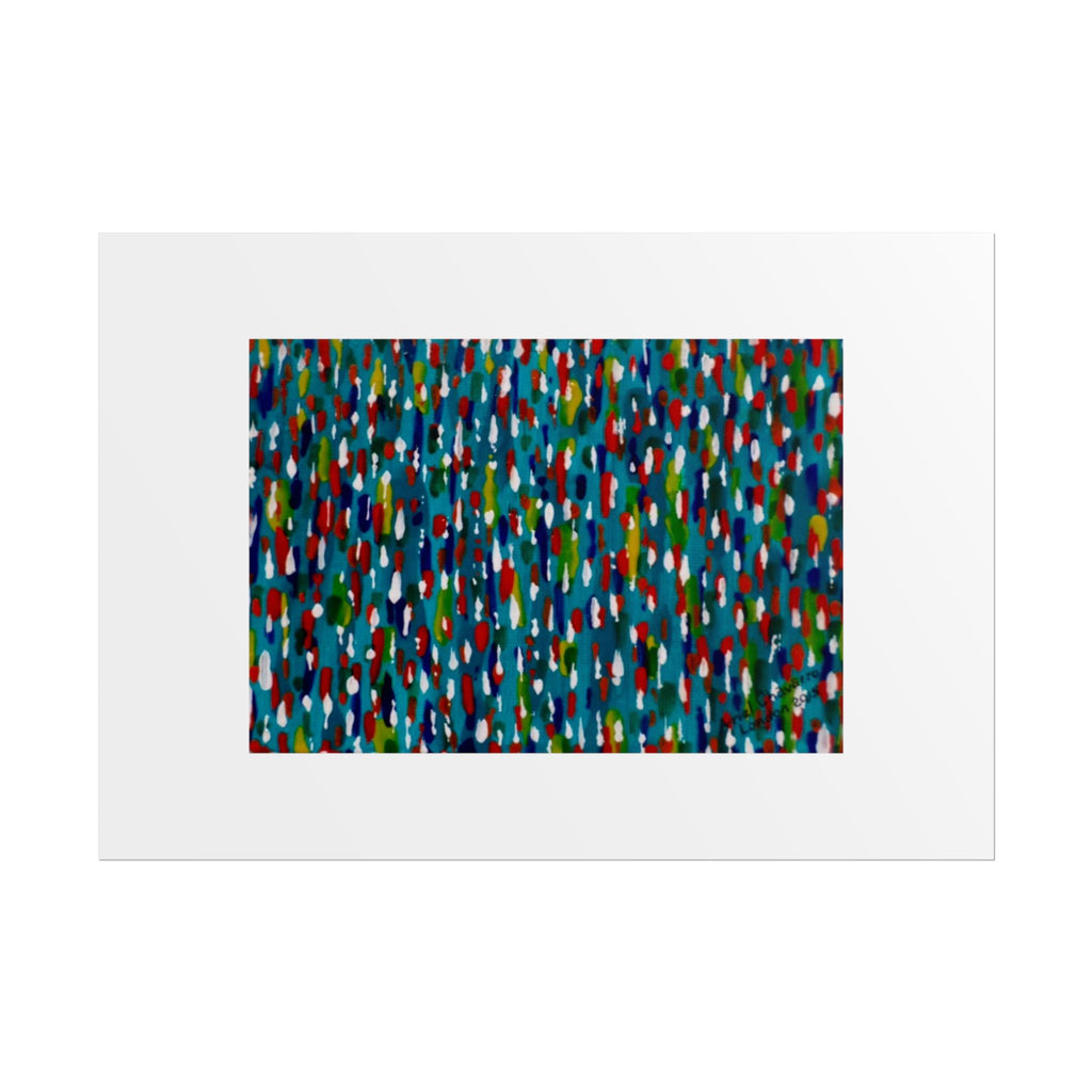 Colours Of The Soul Reflecting On Water by Ariel Chavarro Avila Wall Art Print