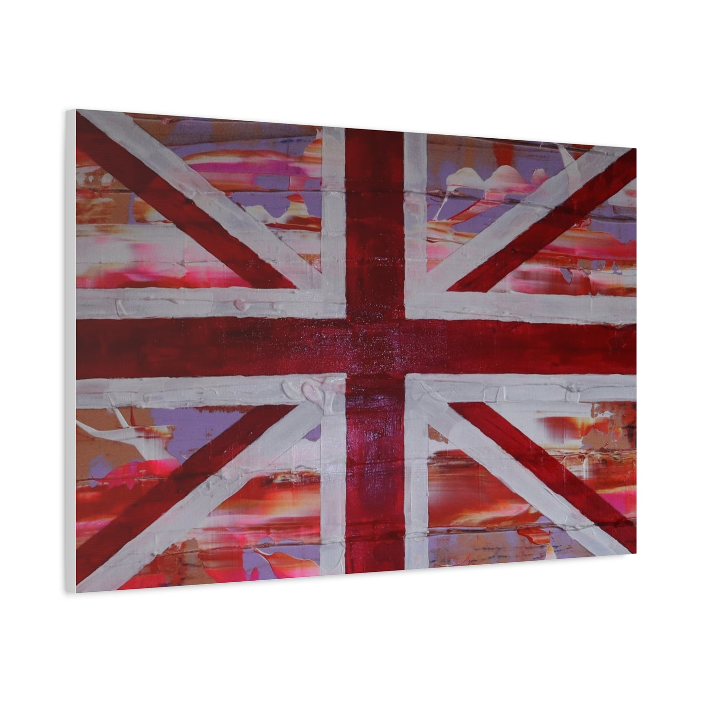 Union Jack is back! by Norman Barrett Matte Canvas Wall Art